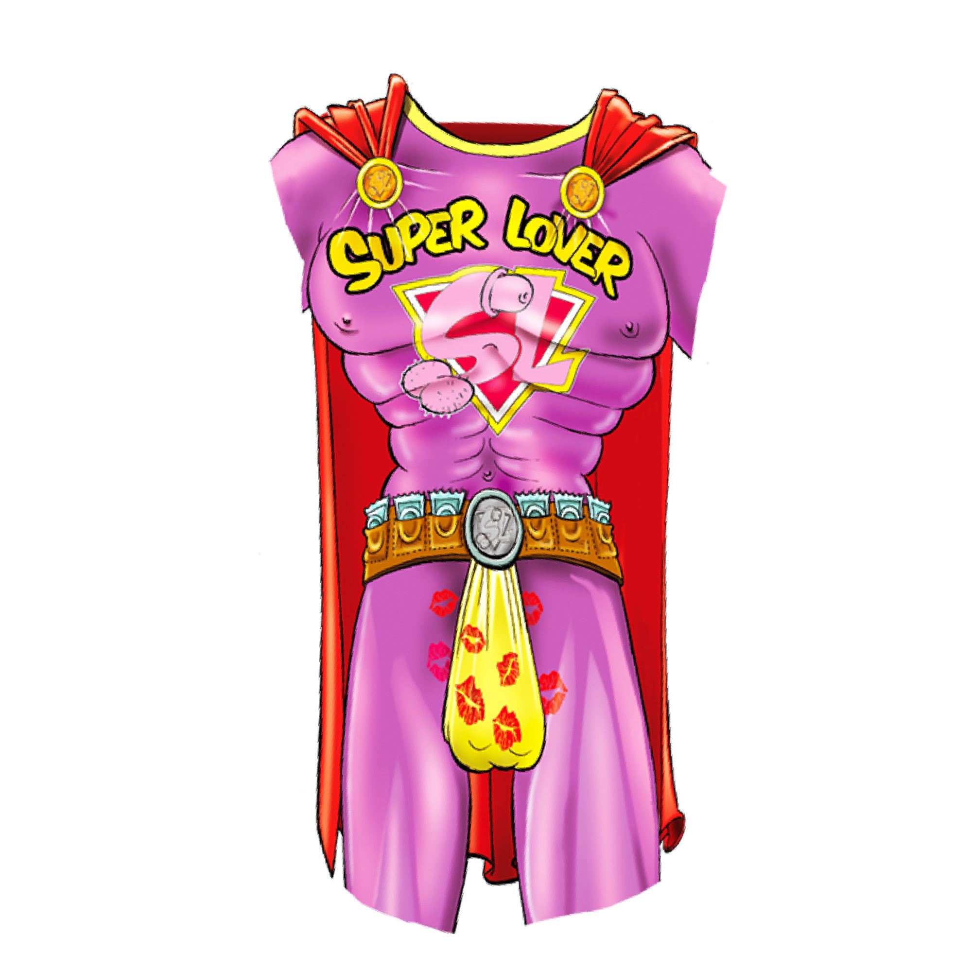 T shirt trompe oeil lover
