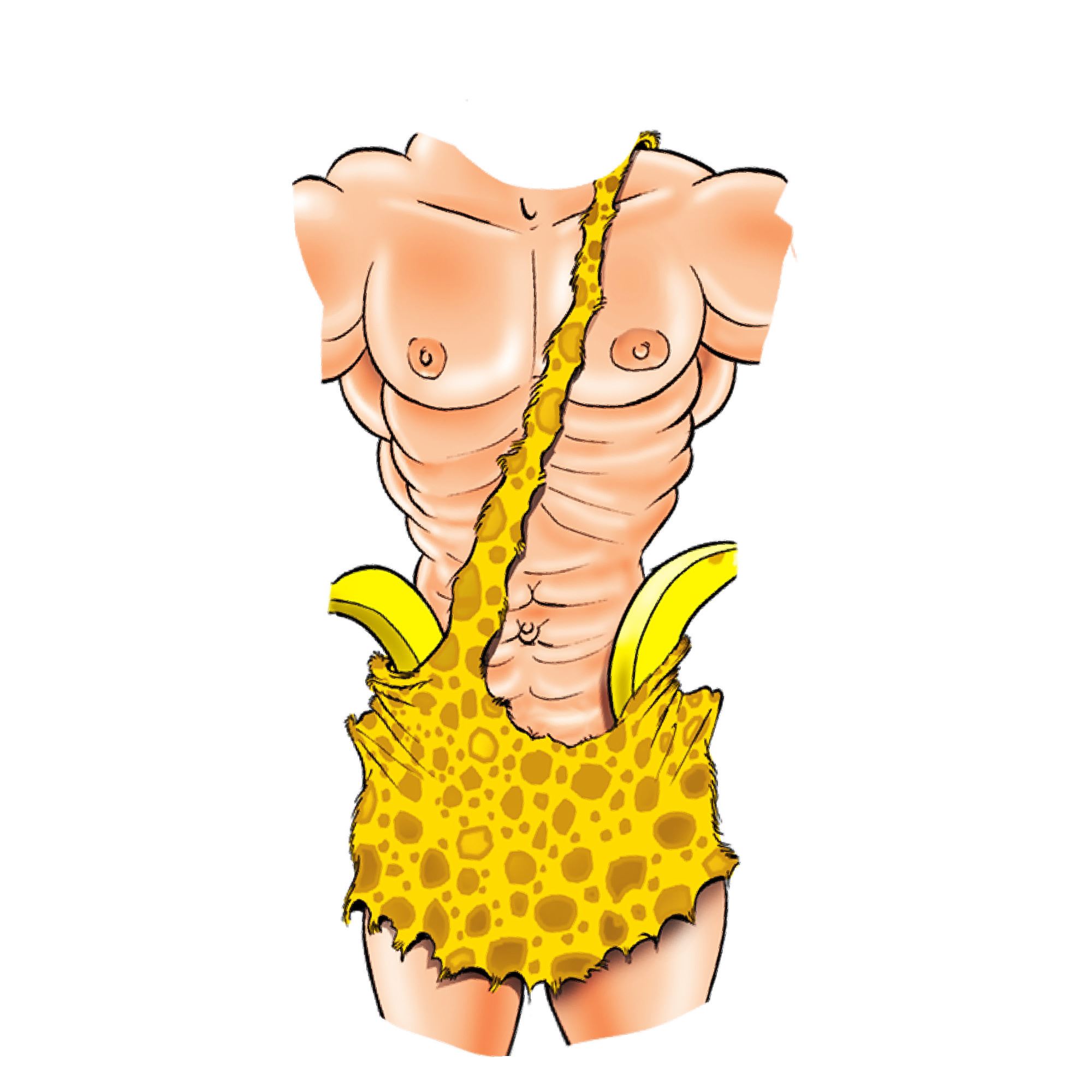 T shirt trompe oeiltarzan