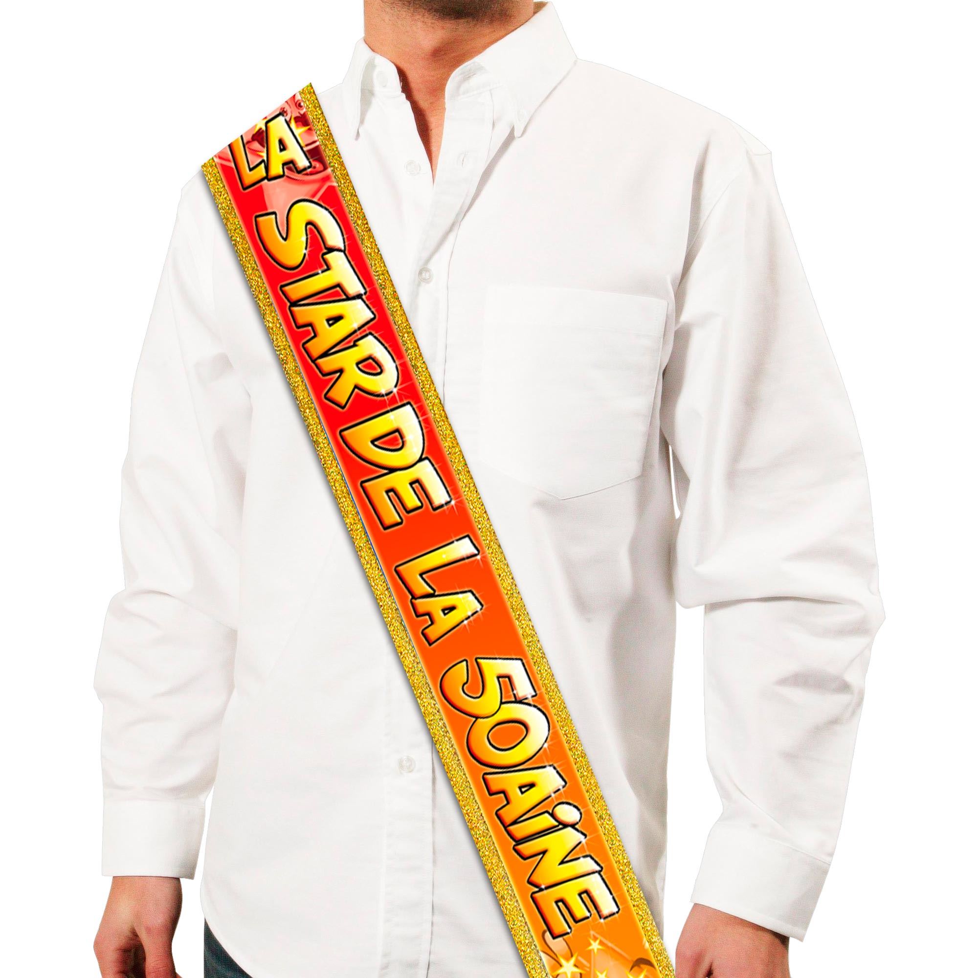 Echarpe subli star 50 ans