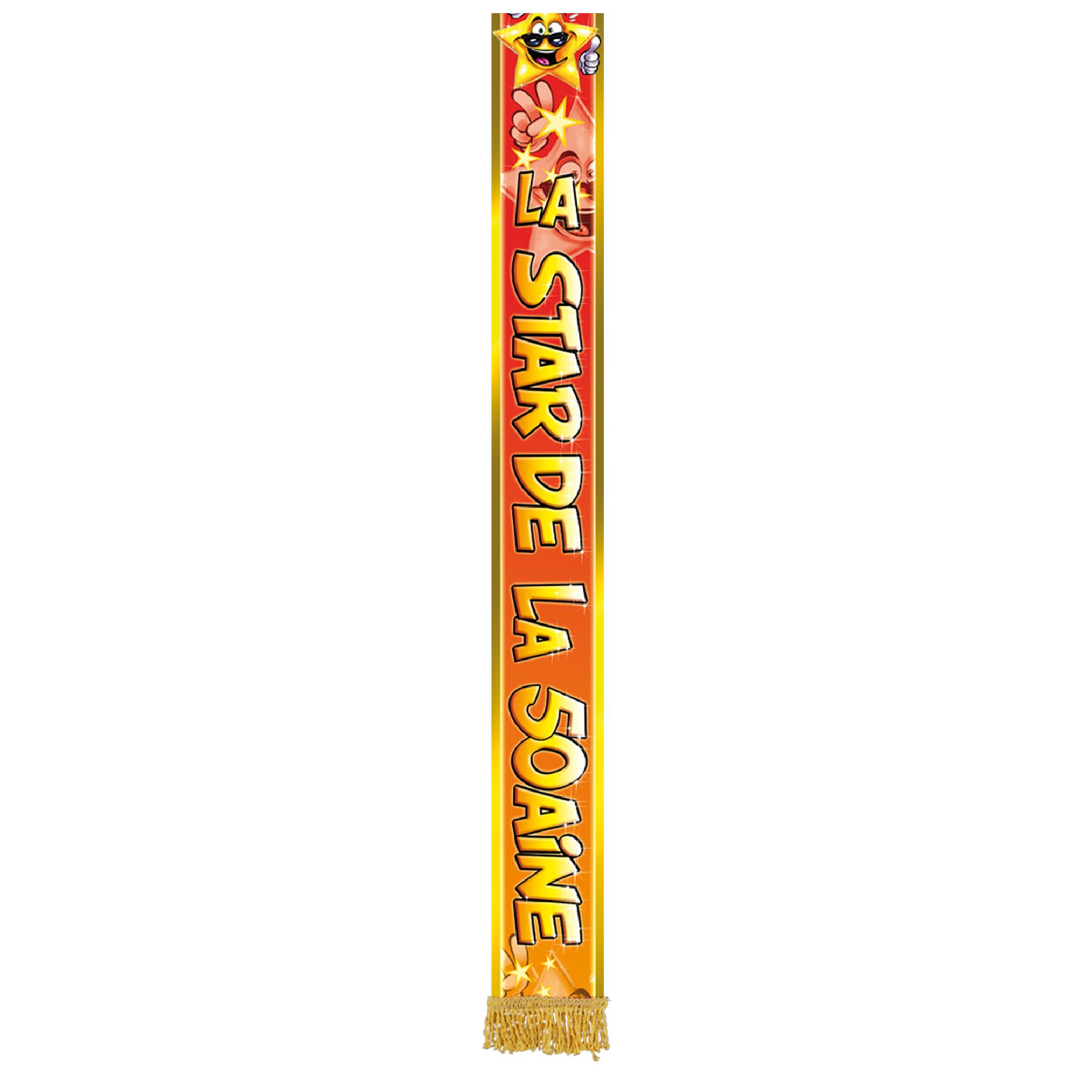 Echarpe subli star 50 ans