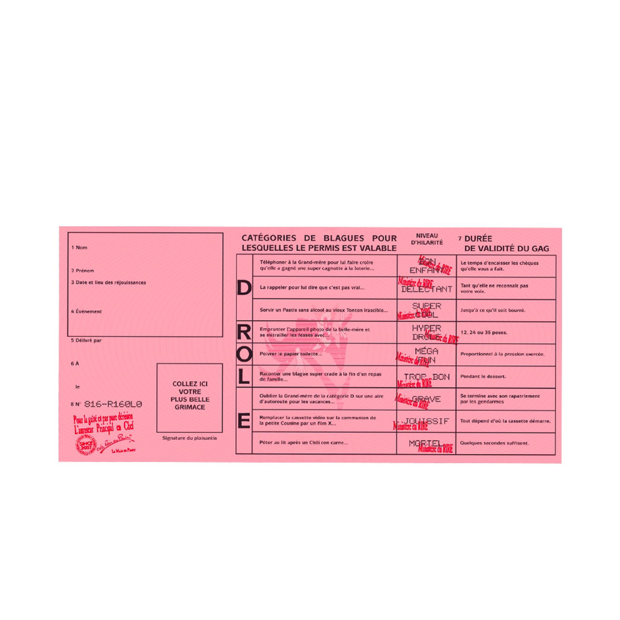 Permis de fou rire