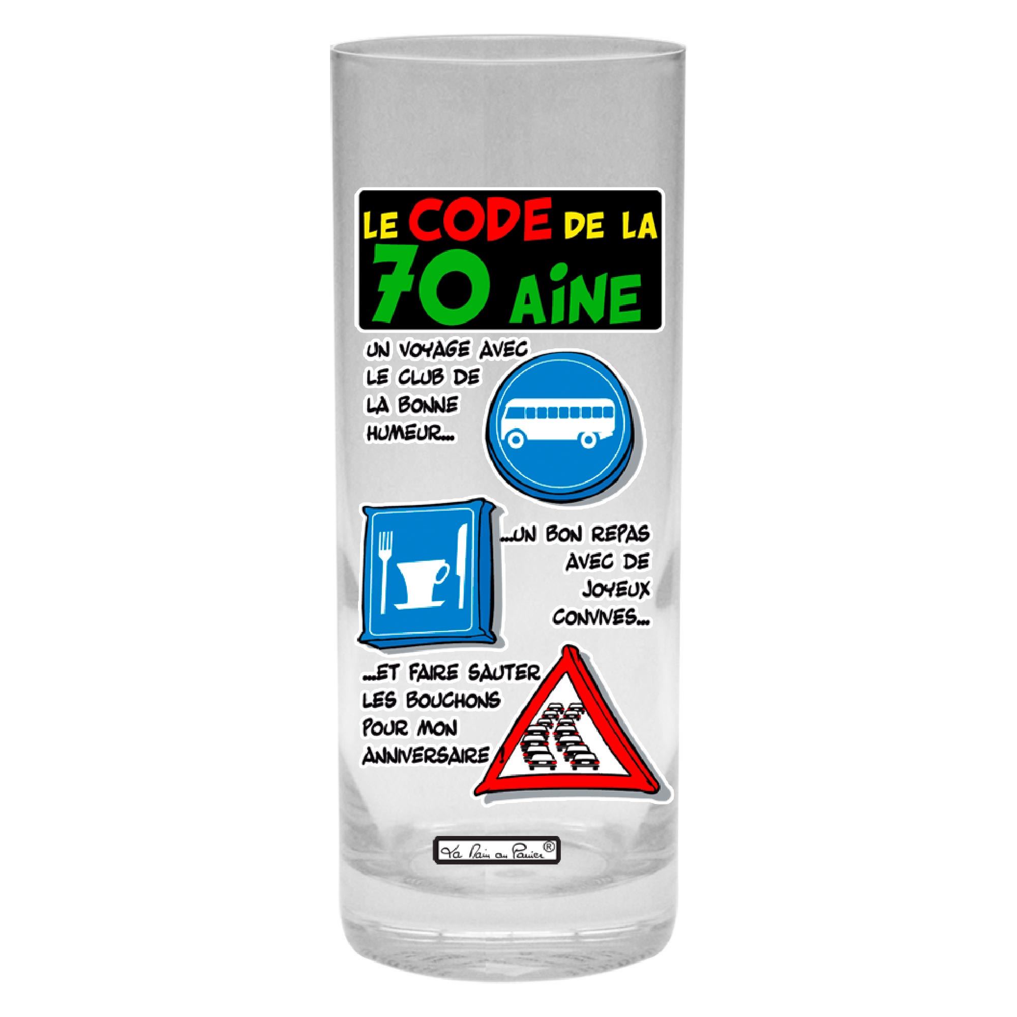 Verre code 70 aine
