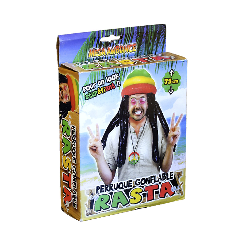 Perruque gonfl rasta