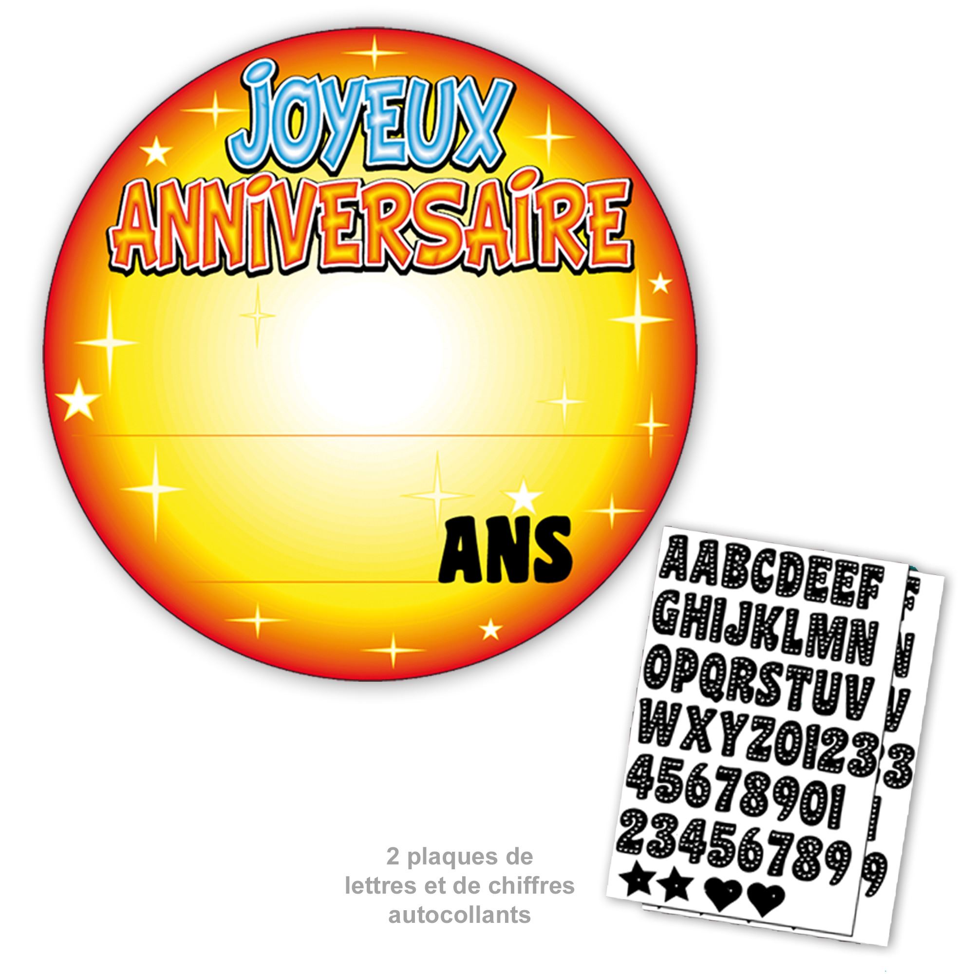 Badge anniversaire personne
