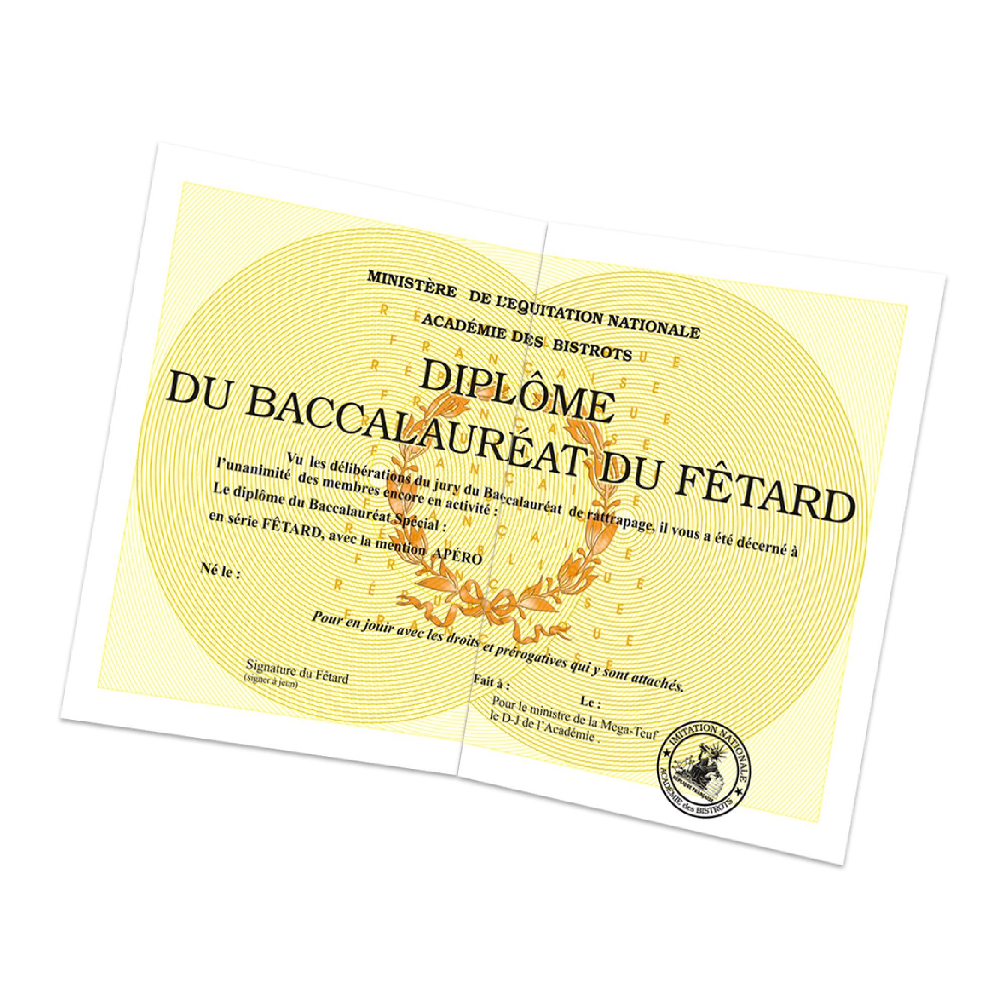 Diplome baccalaureat fetard