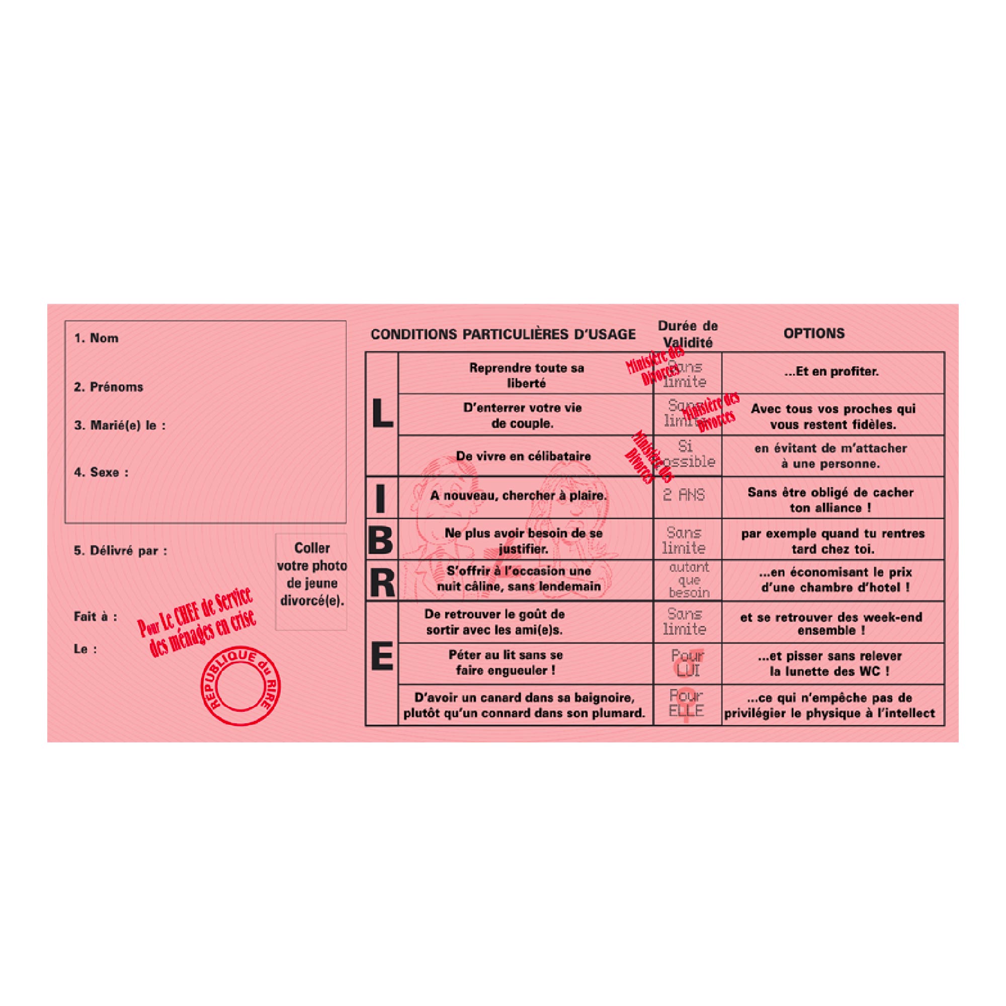 Permis de divorcer