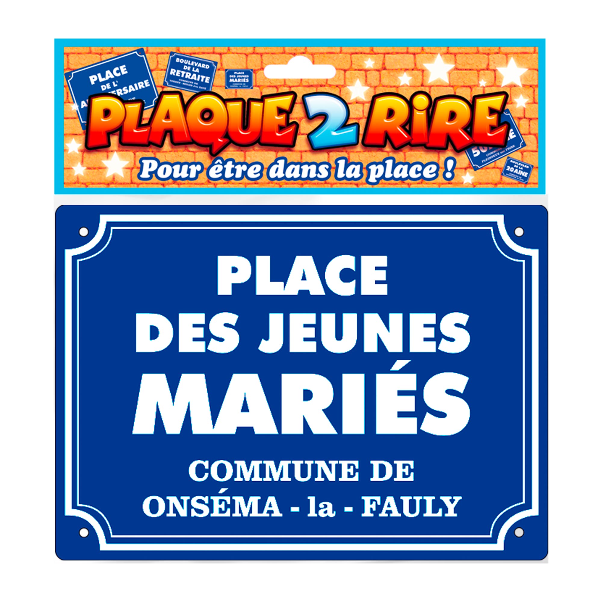Plaque rue jeunes maries