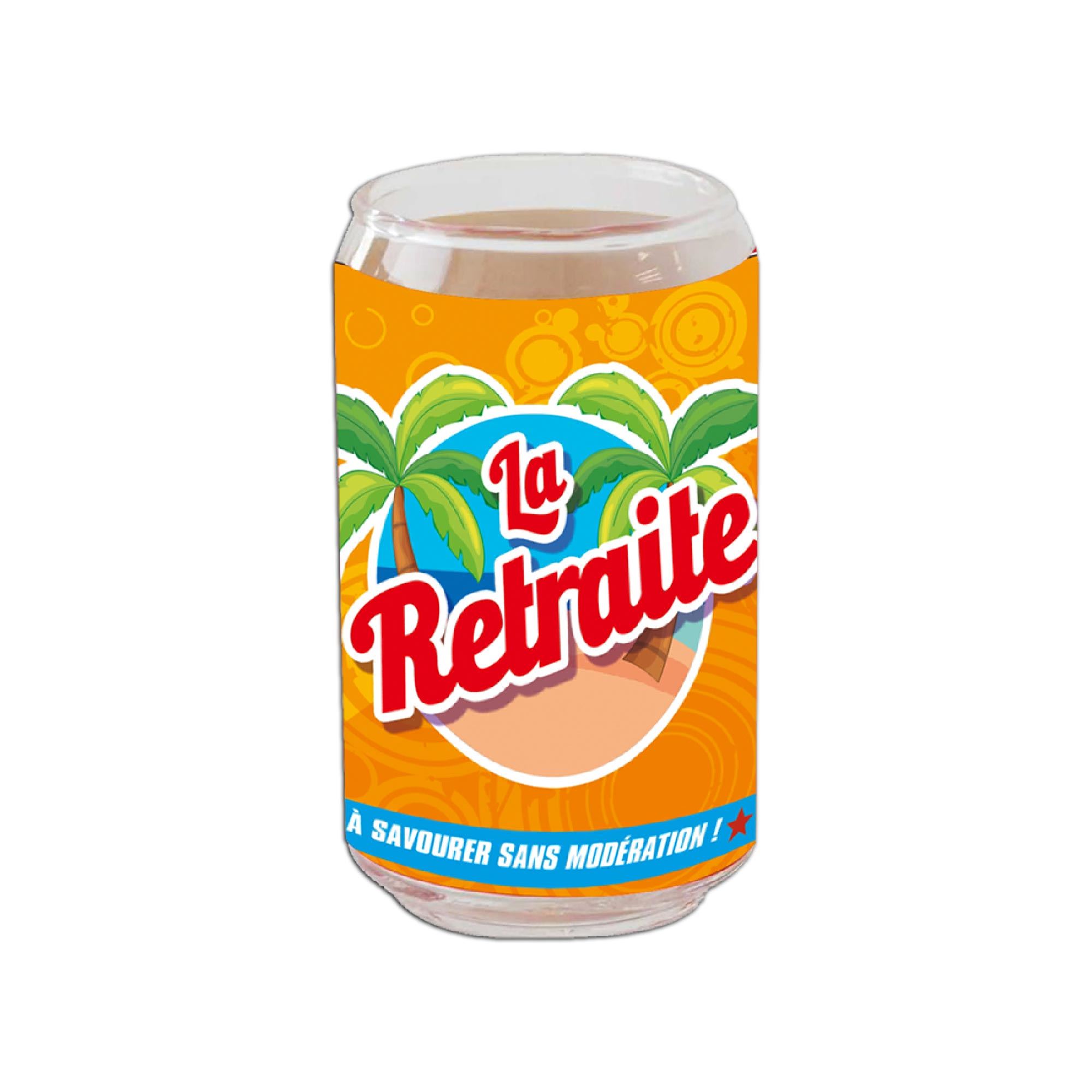 Verre canette retraite