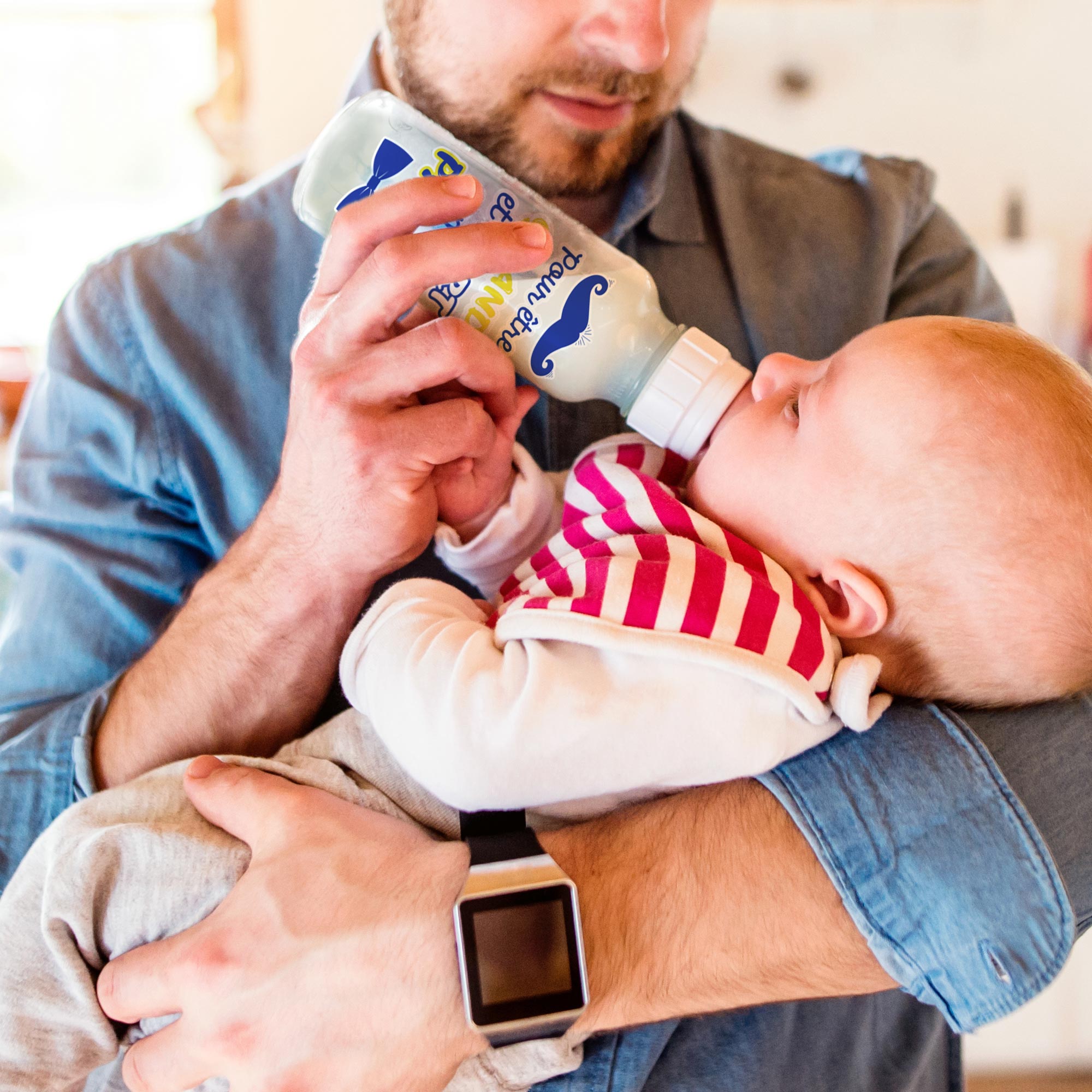 Biberon comme papa