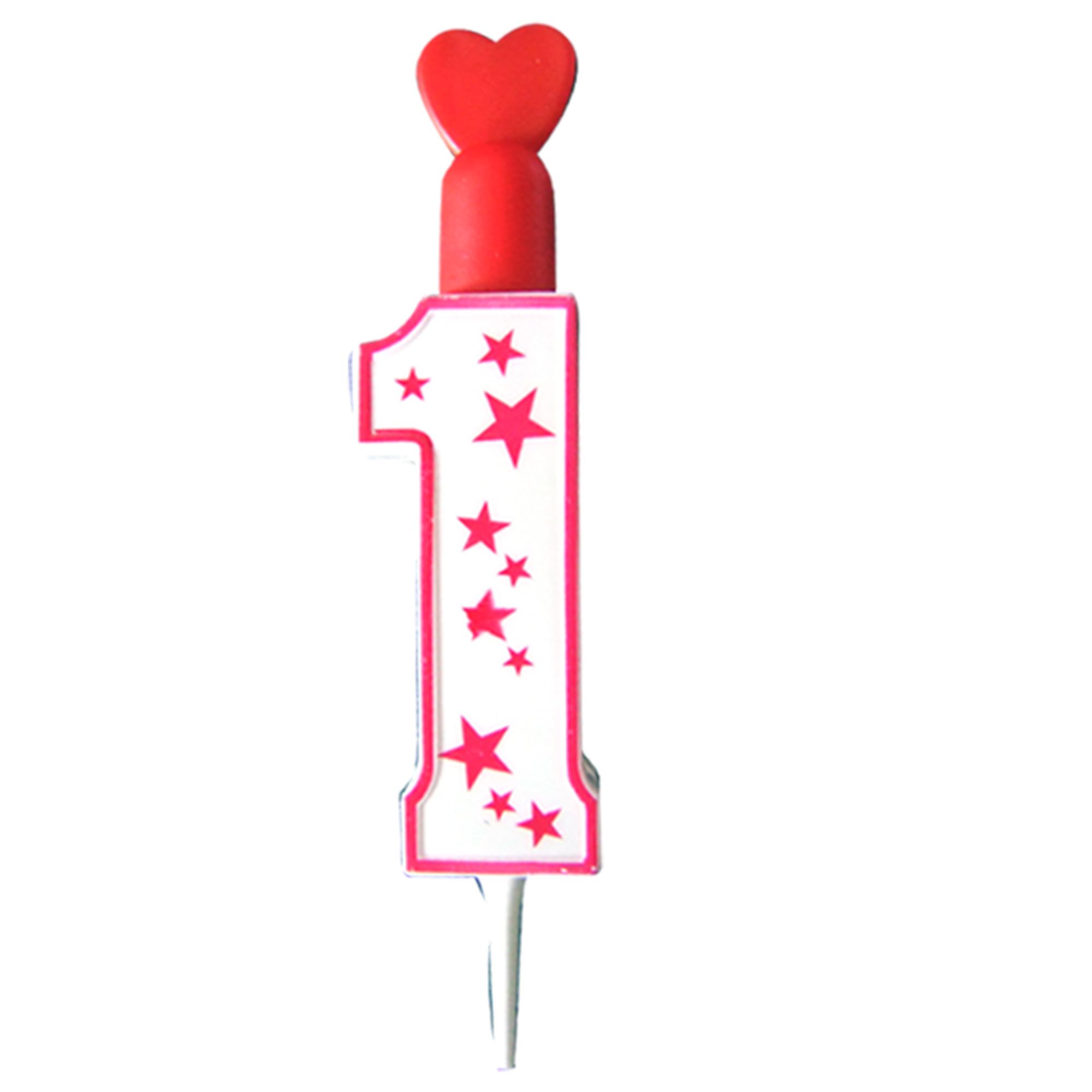 Bougie 1 flamme coloree
