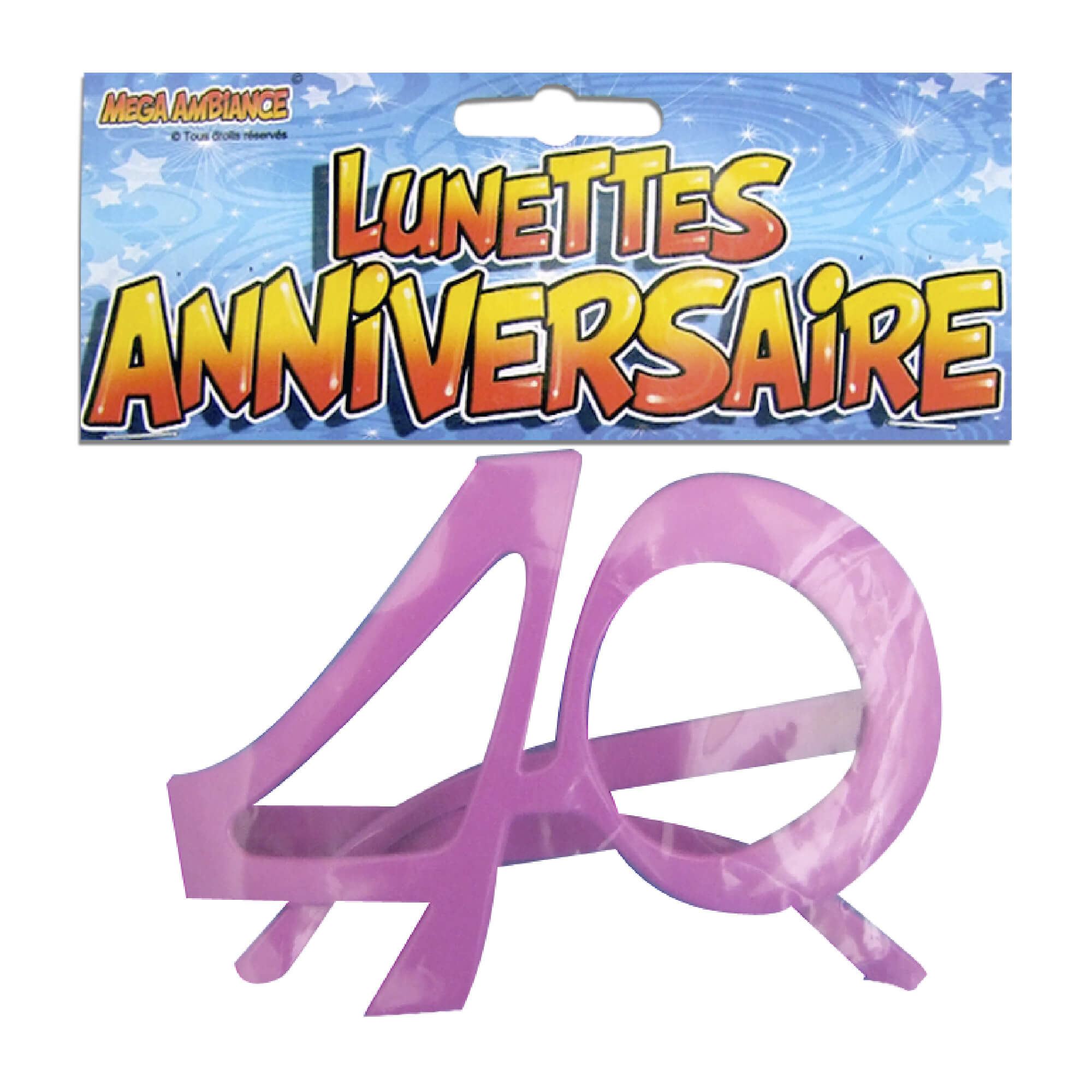 Lunettes 40 ans roses