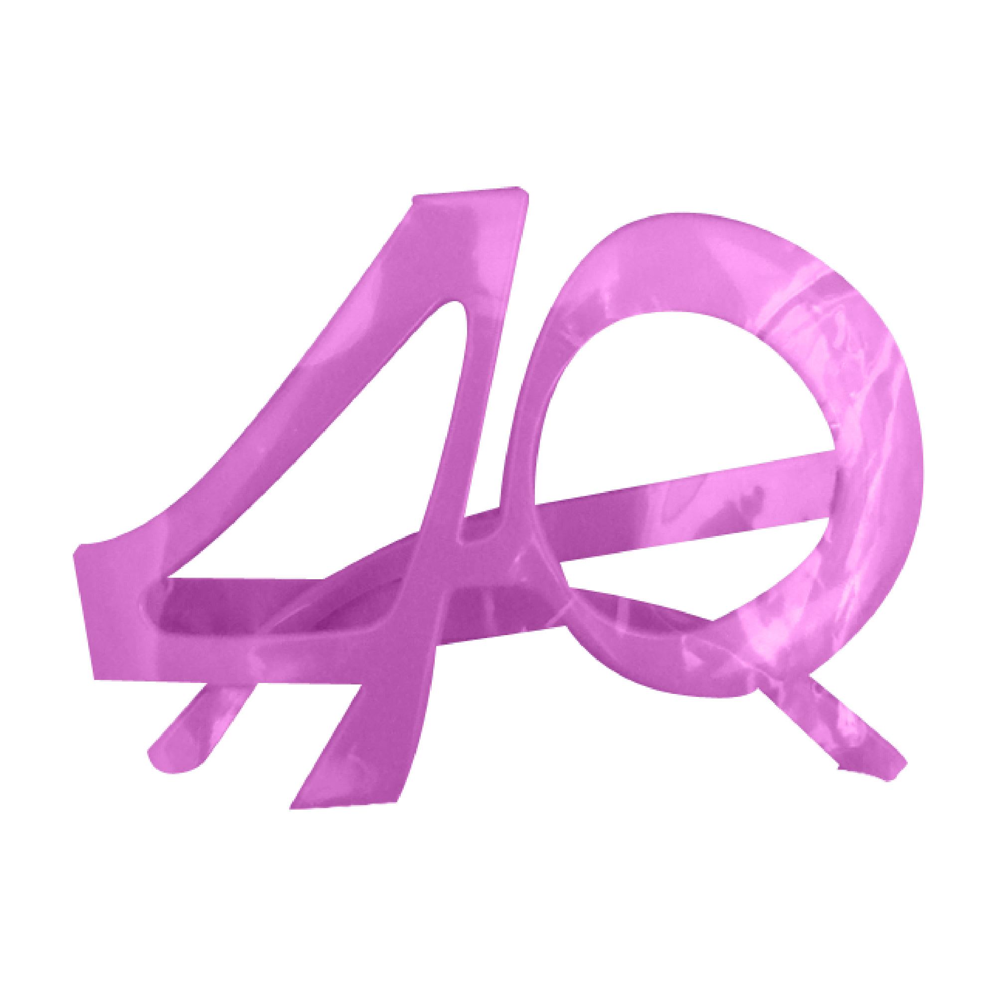Lunettes 40 ans roses