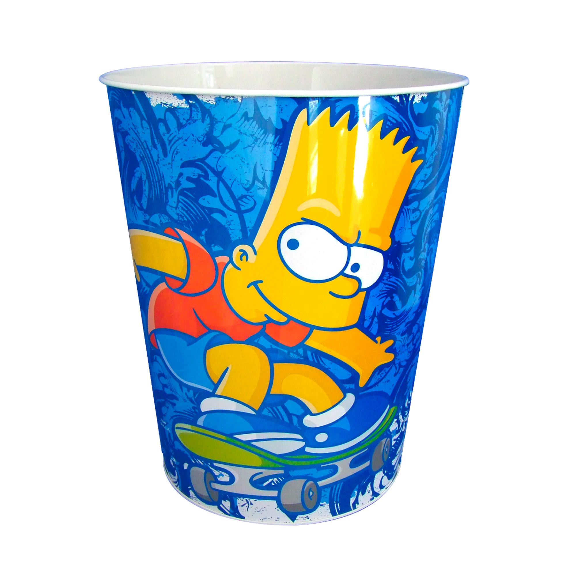 Poubelle metal simpson