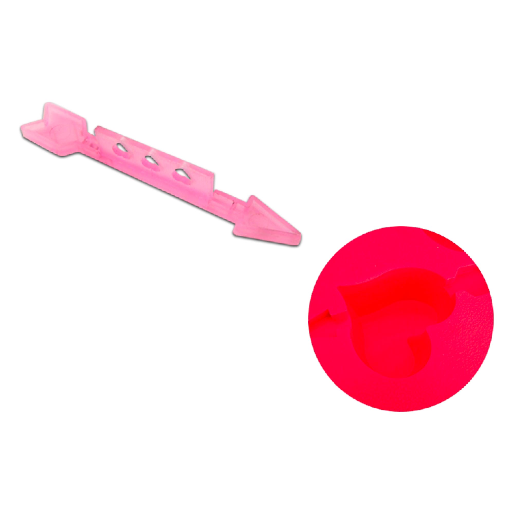 Bac glacons coeur fleche