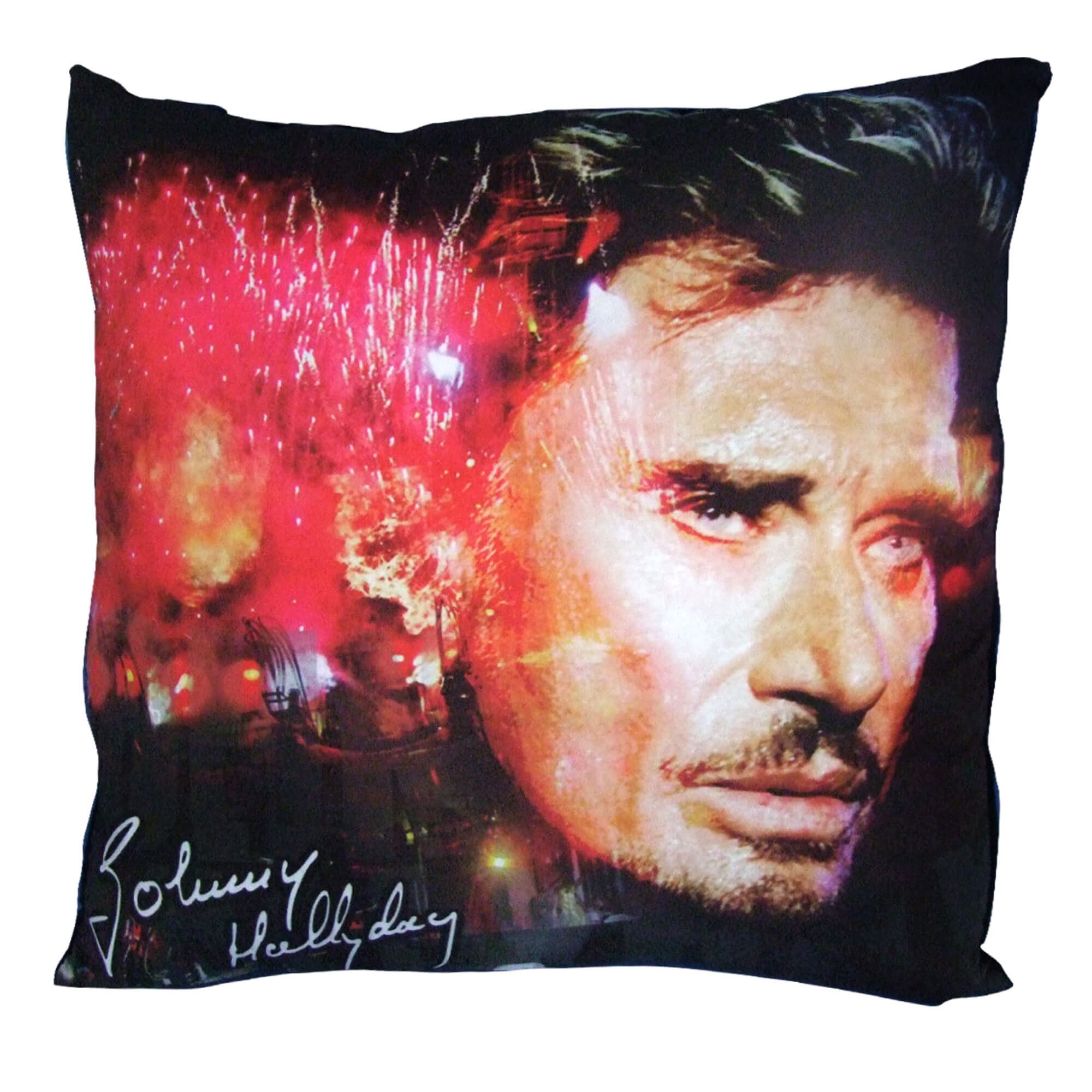 Coussin johnny feu artifice