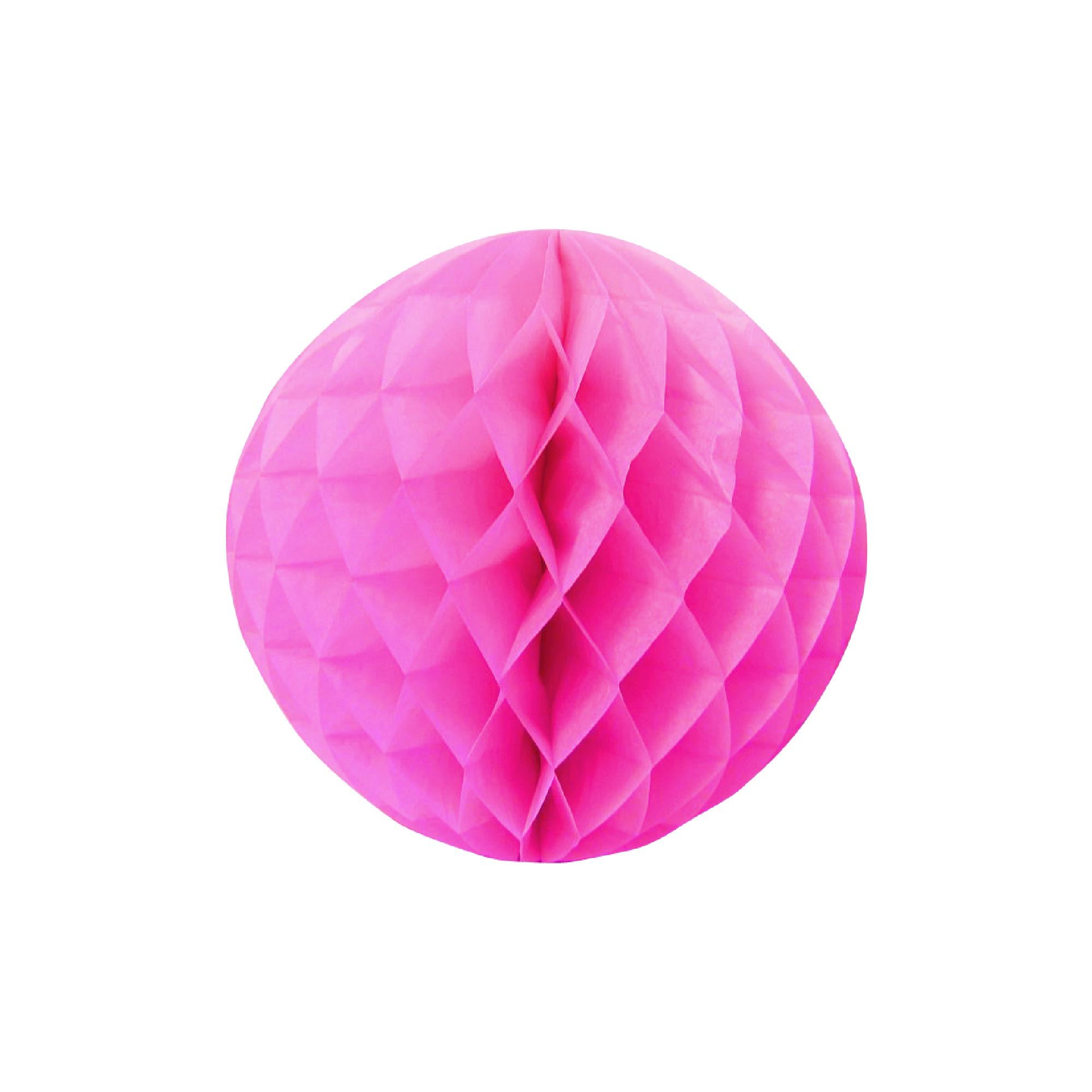 Boule papier 3d fuschia