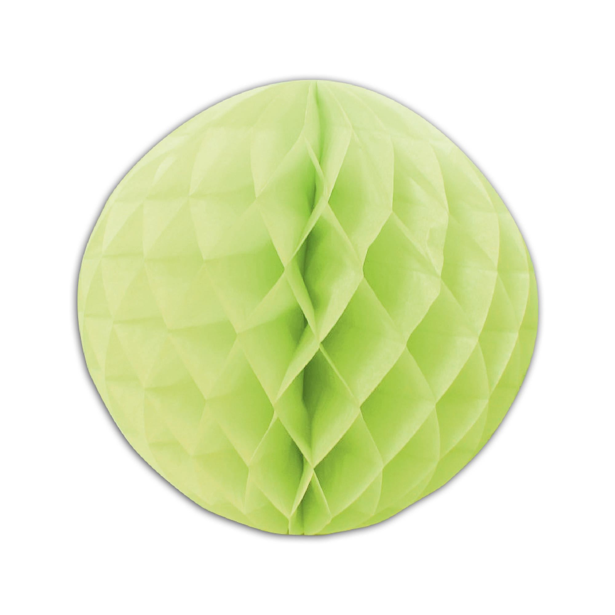 Boule papier 3d vert anis
