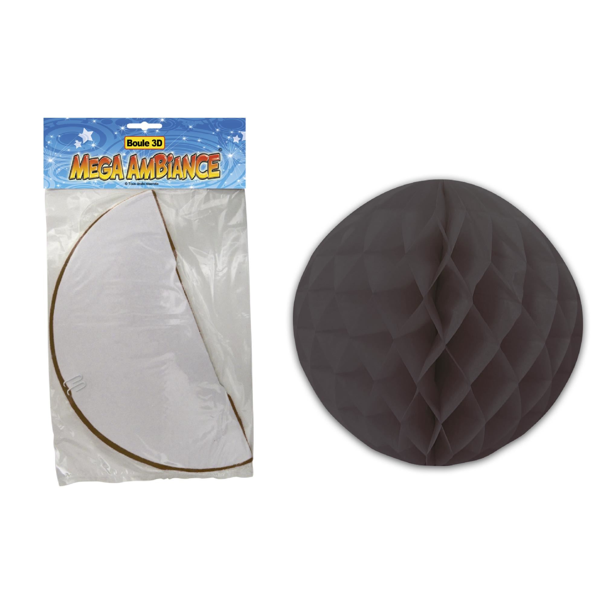 Boule papier 3d chocolat