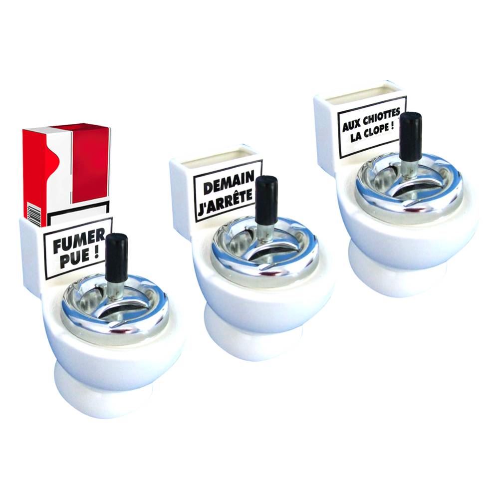Cendrier wc 3mods /6pcs