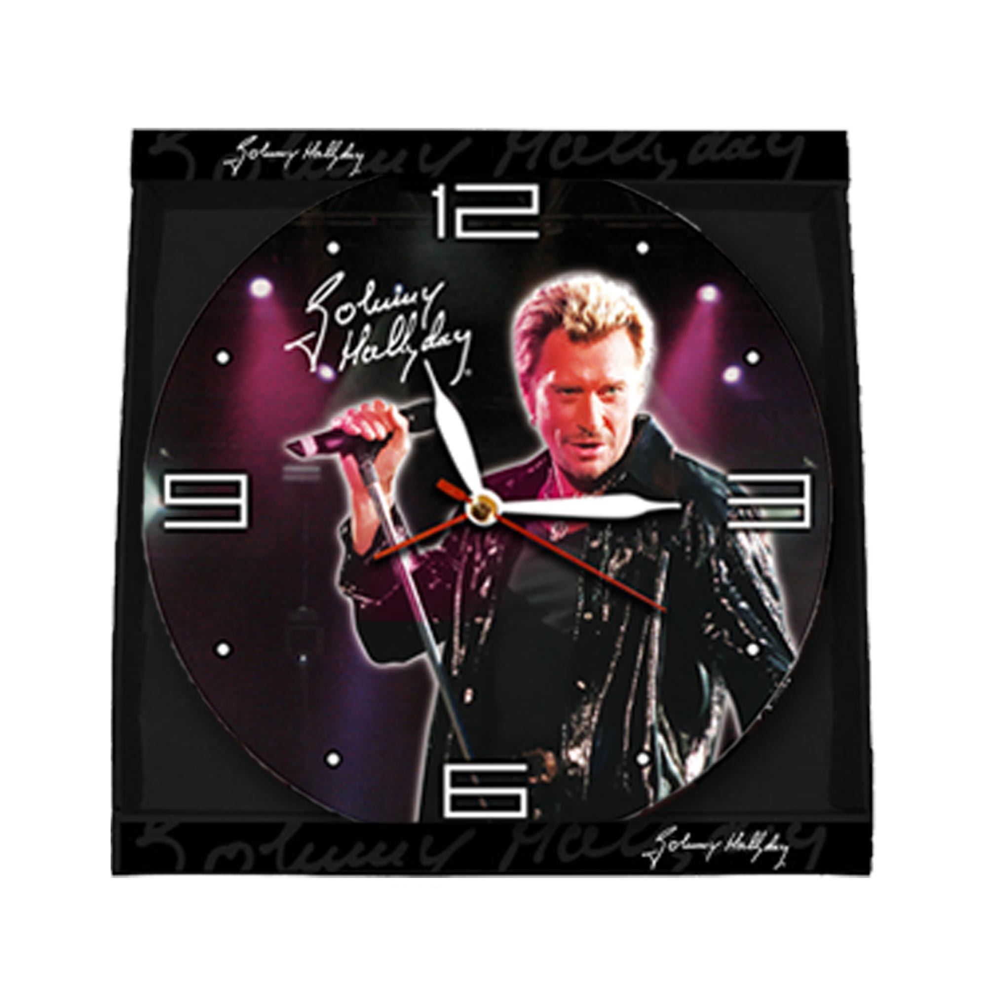 Horloge johnny fond noir