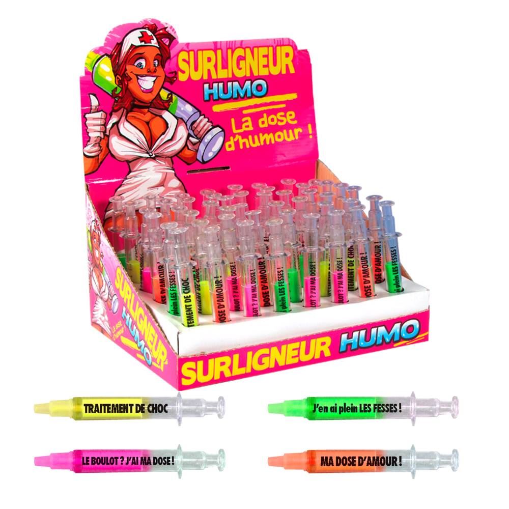 Surligneur piqure 4mods /48pcs