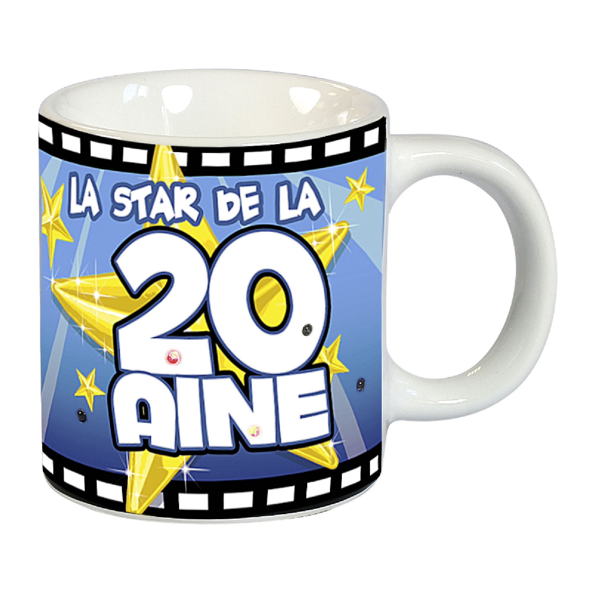 Mug lumineux 20 aine
