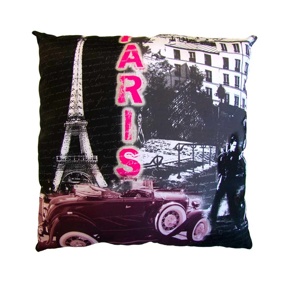 Coussin subli paris rose