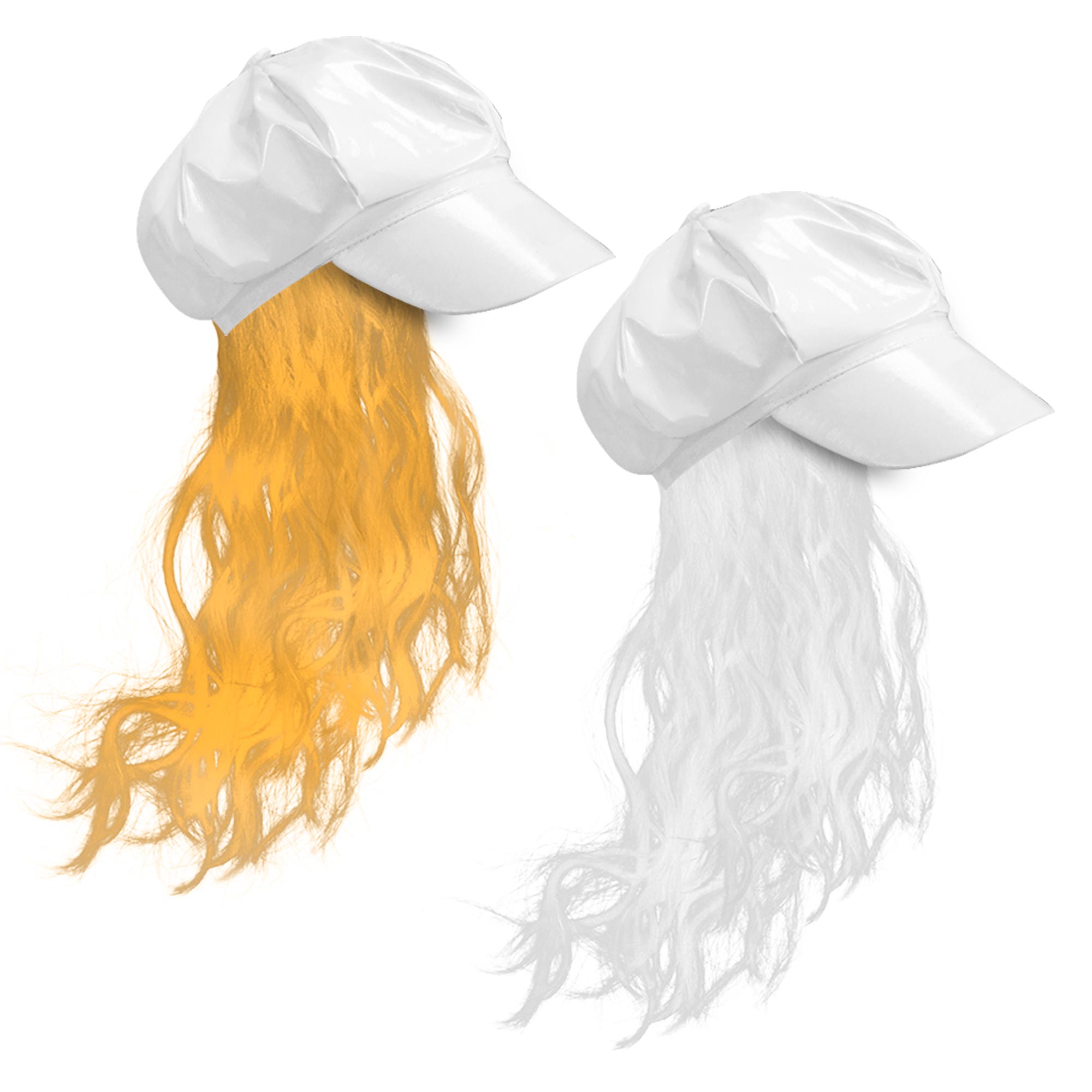 Chapeau cheveux longs 2mods /4pcs