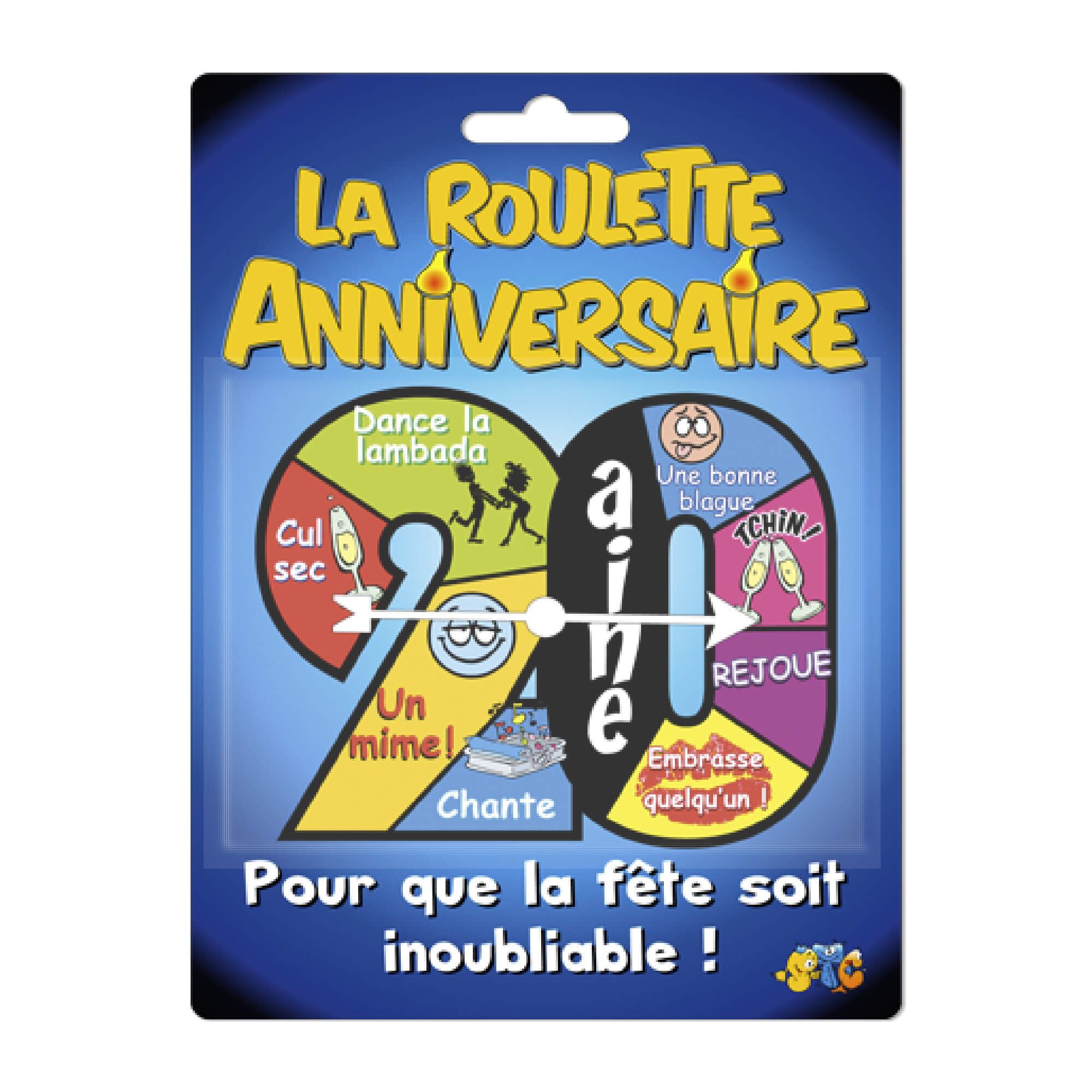 Roulette anniversaire 20aine