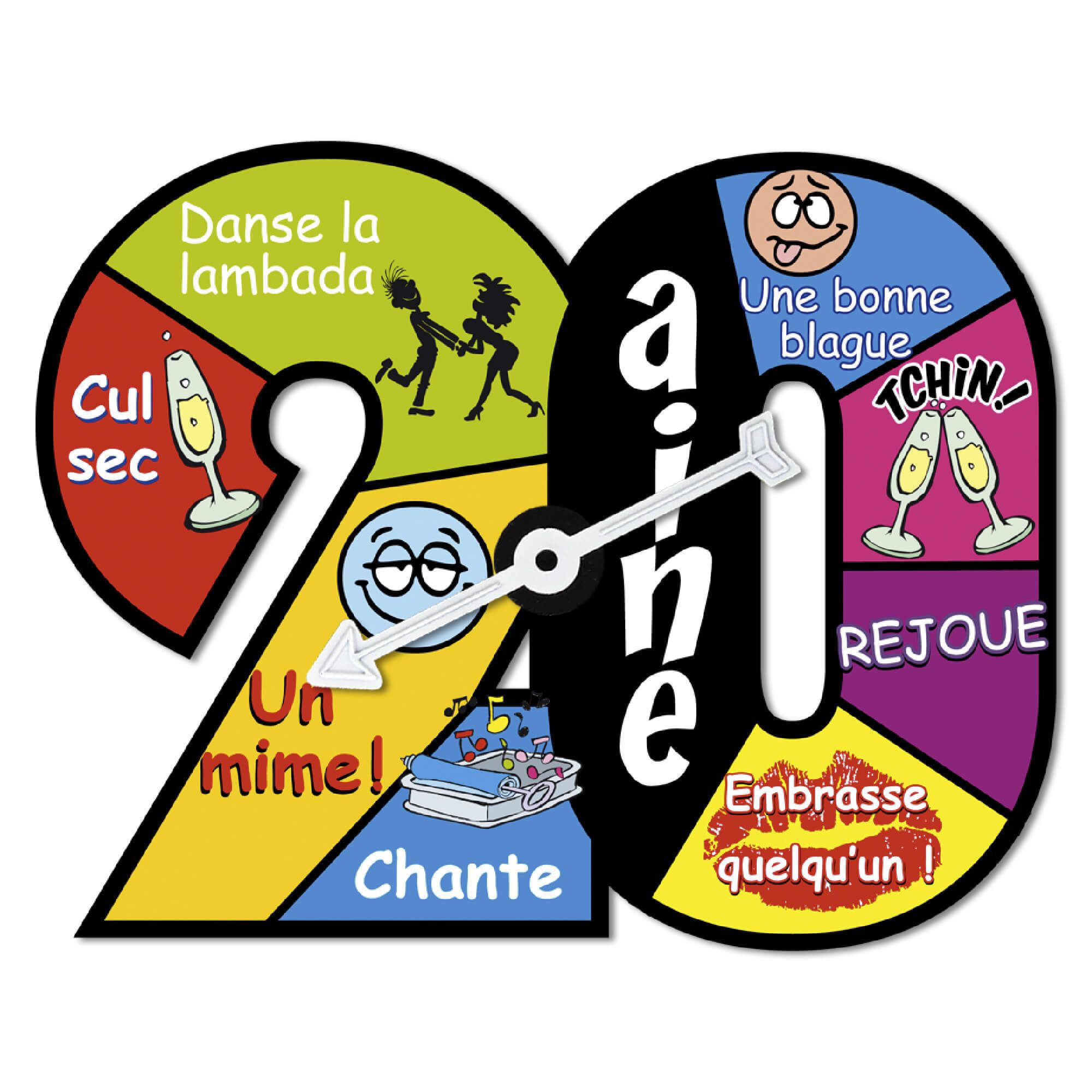 Roulette anniversaire 20aine