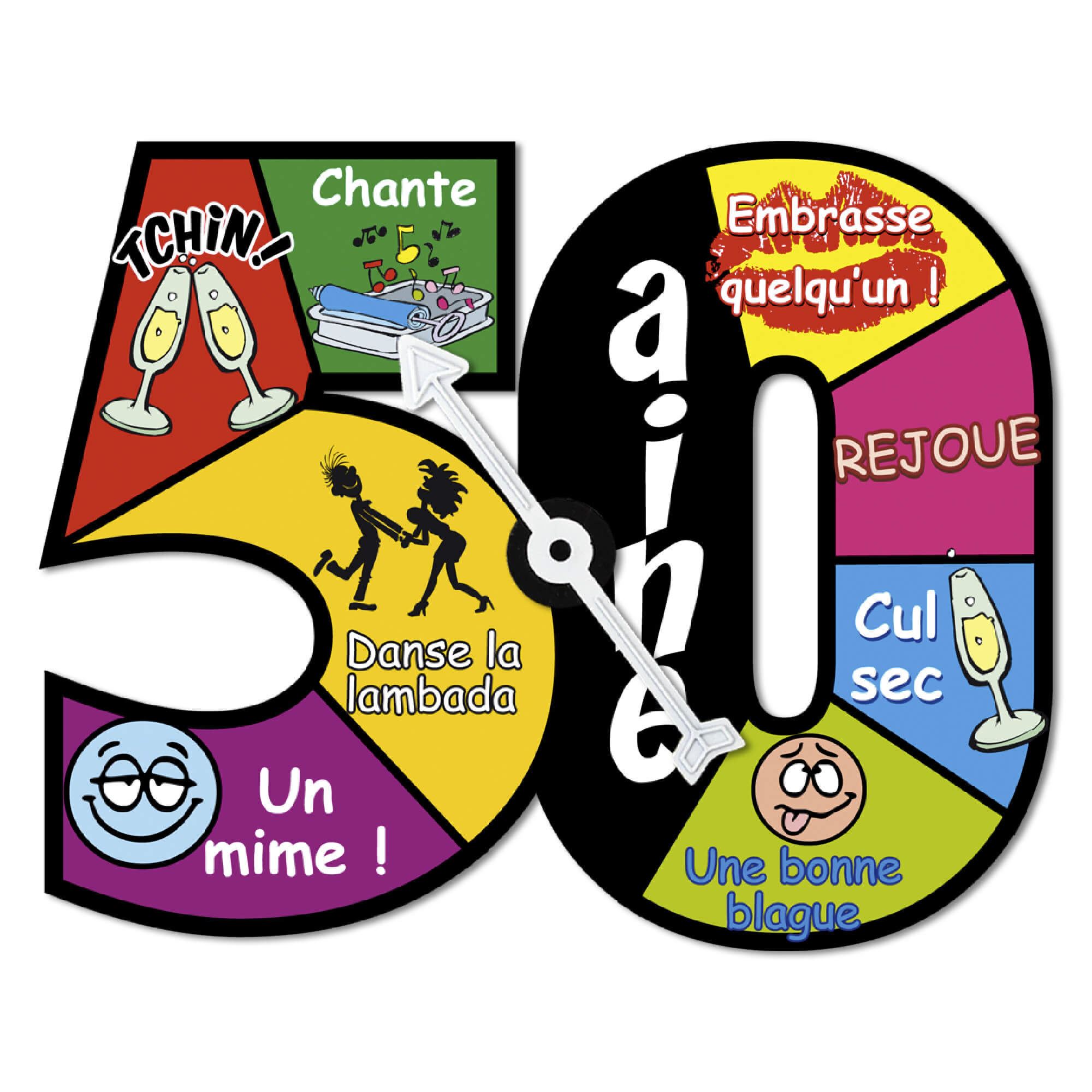 Roulette anniversaire 50aine