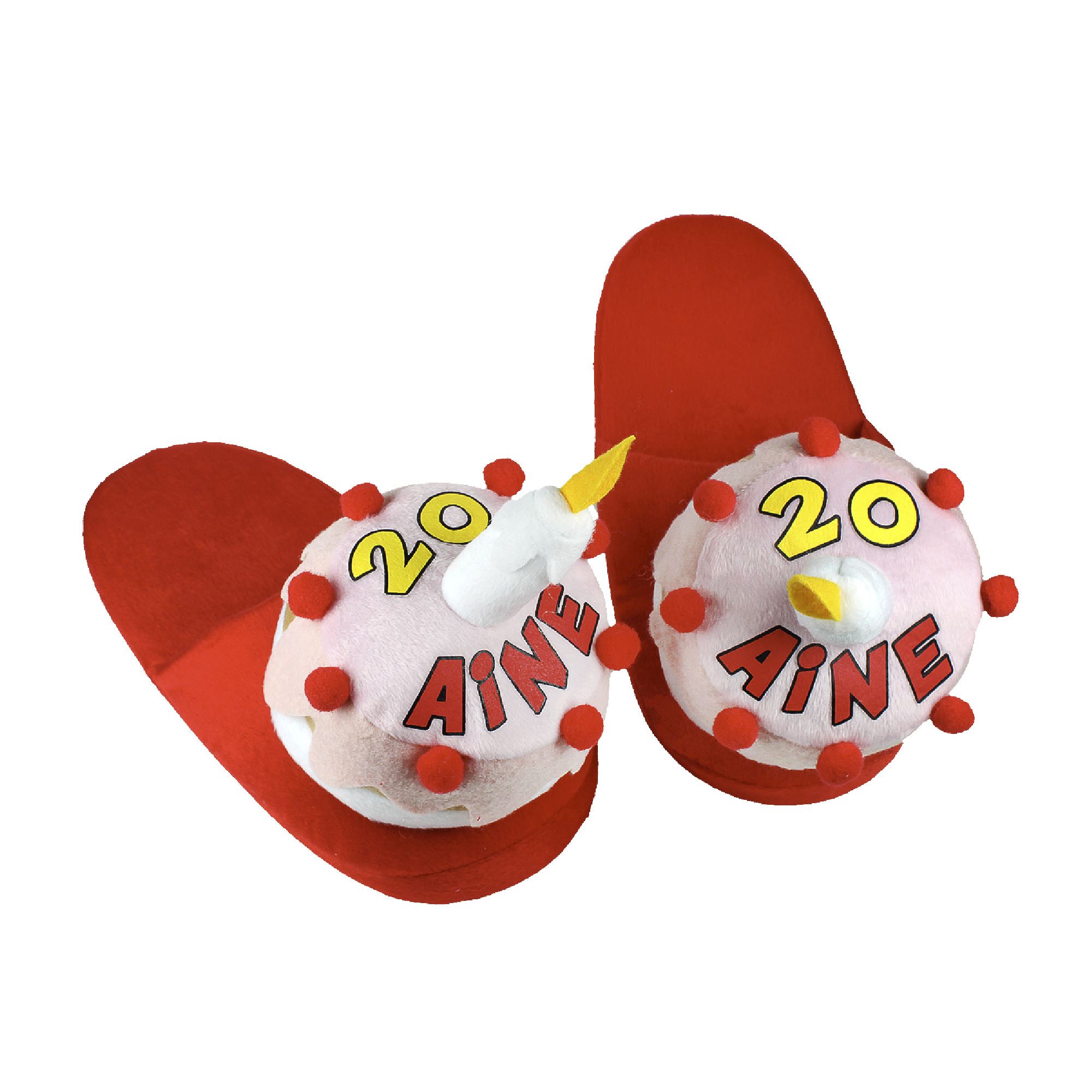 Pantoufles gateau 20 aine