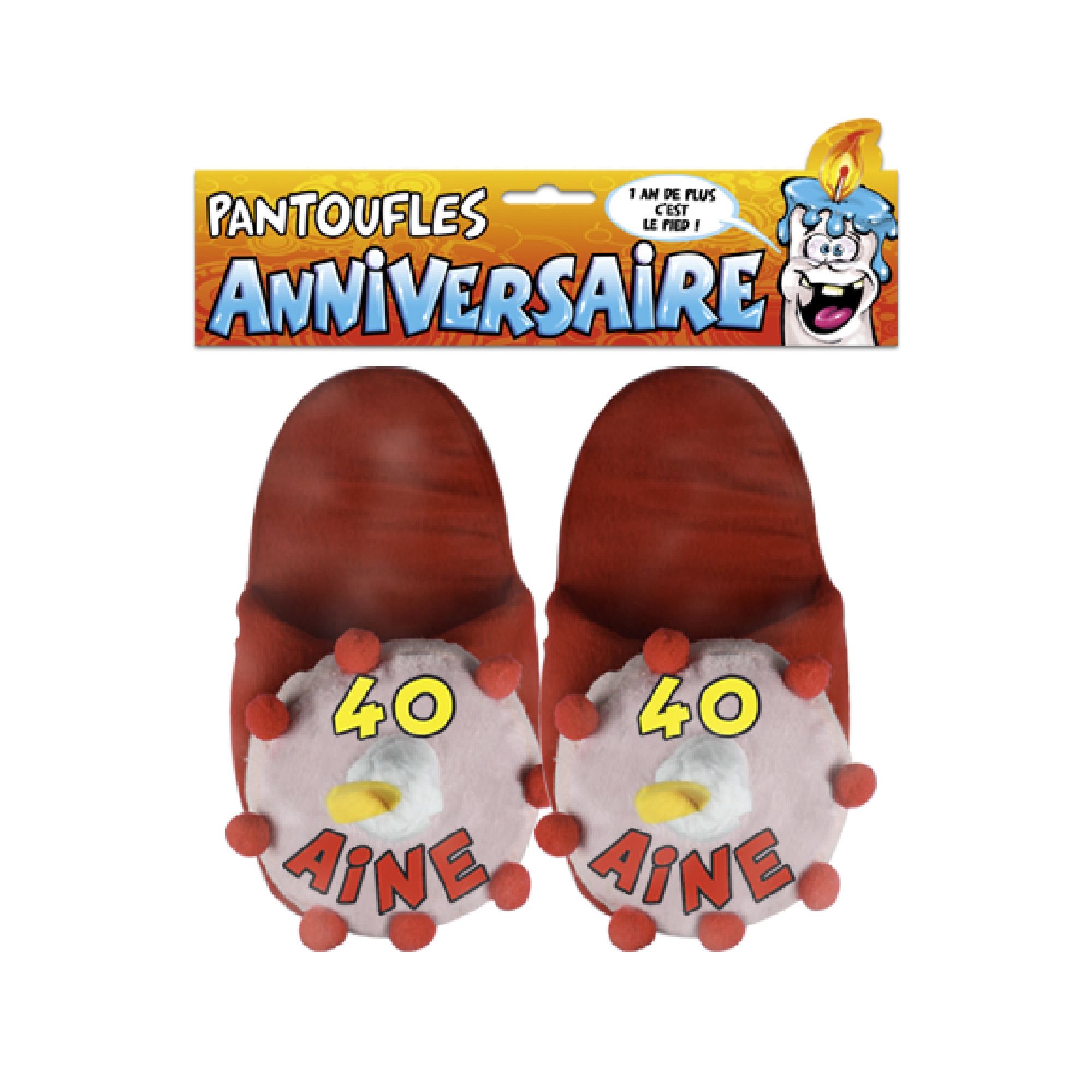 Pantoufles gateau 40 aine