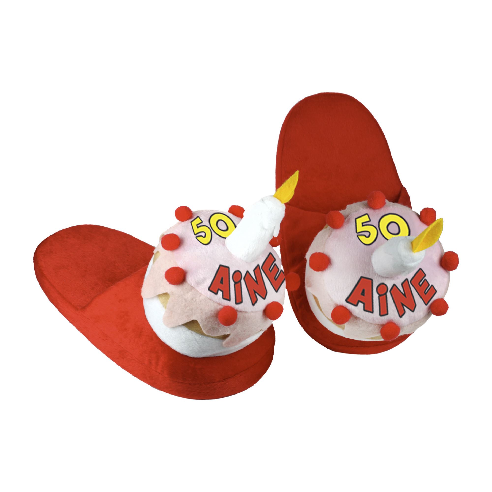 Pantoufles gateau 50 aine