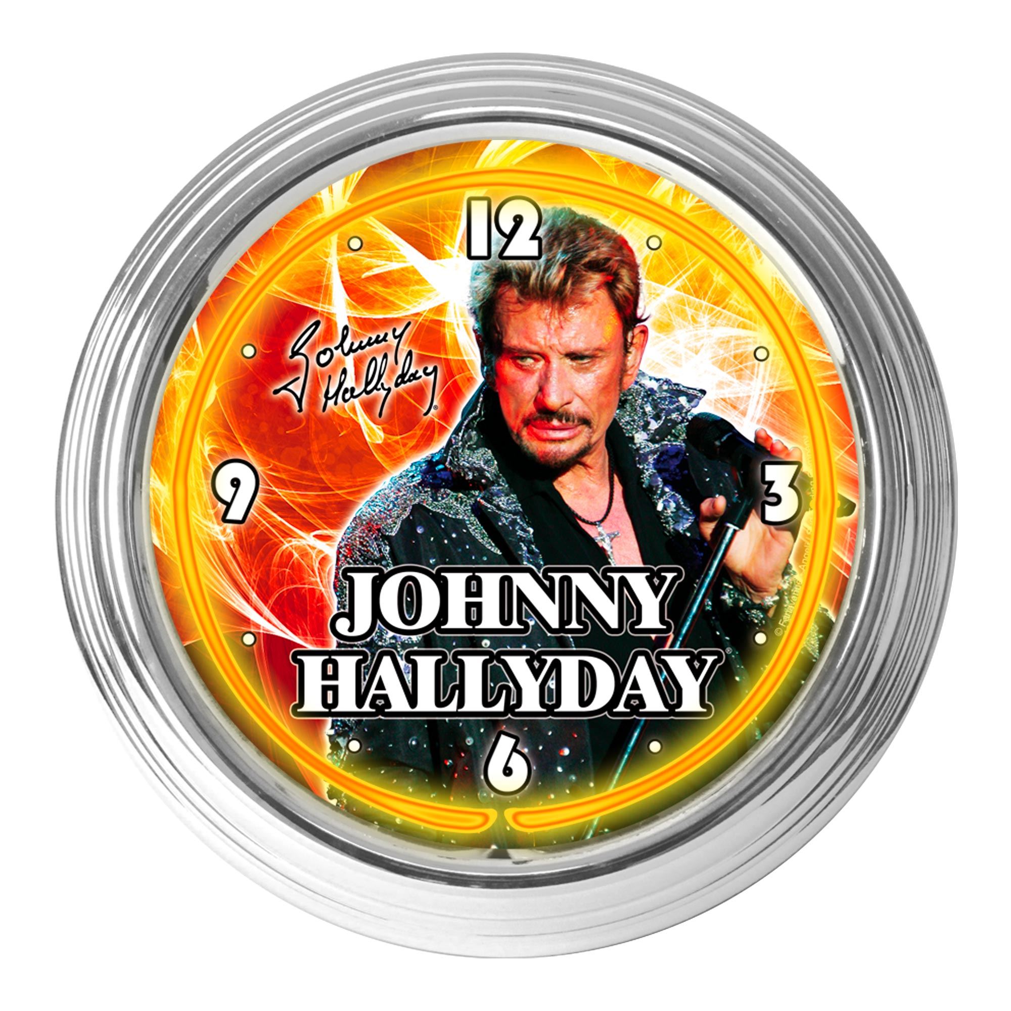 Horloge johnny neon jaune