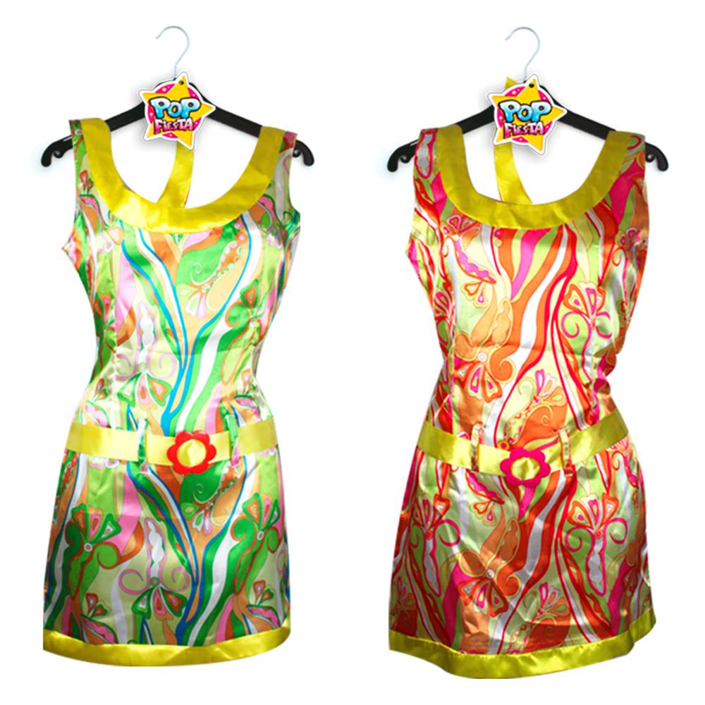 Robe annee 70 3mods /6pcs