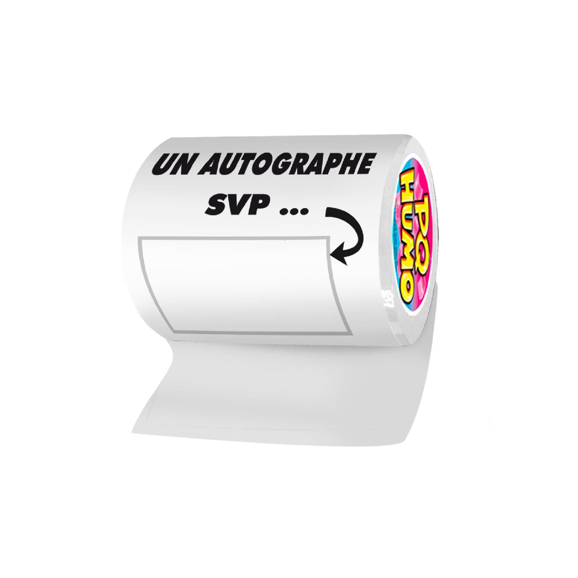 Papier wc autographe