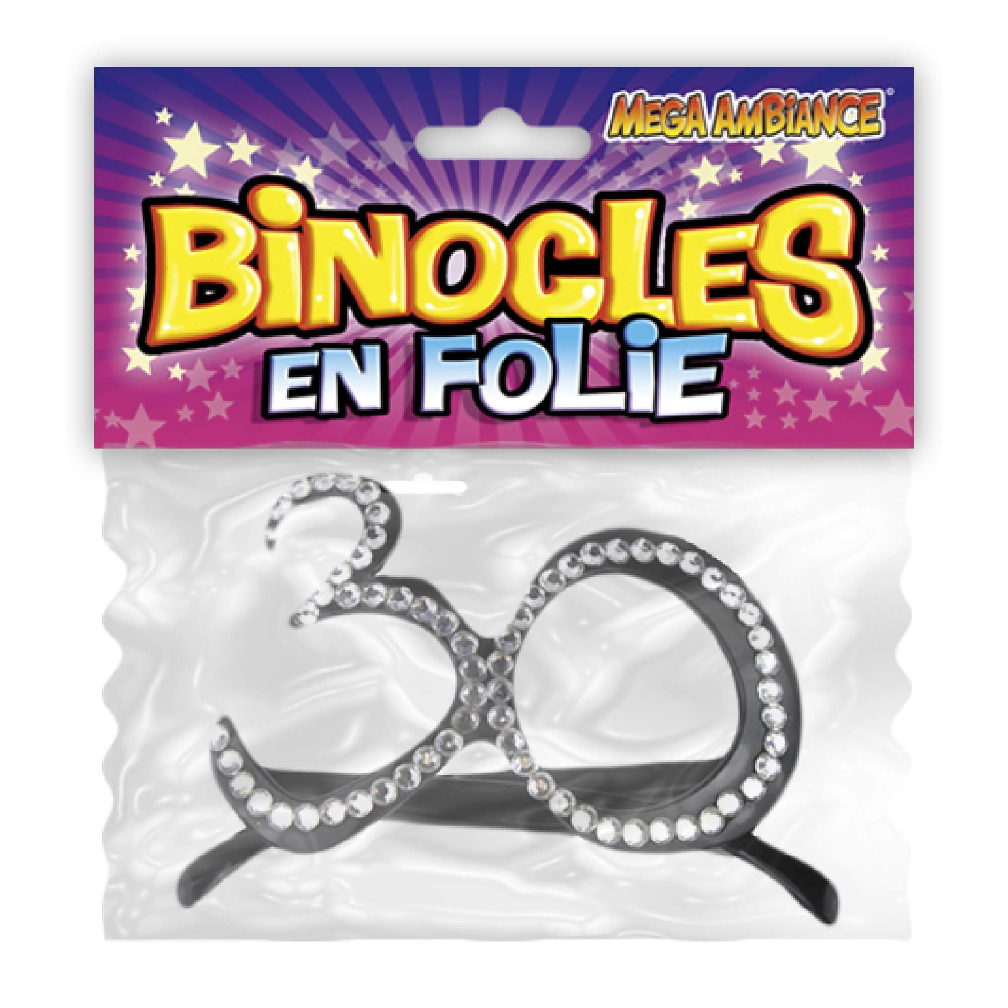 Lunettes 30 ans/strass