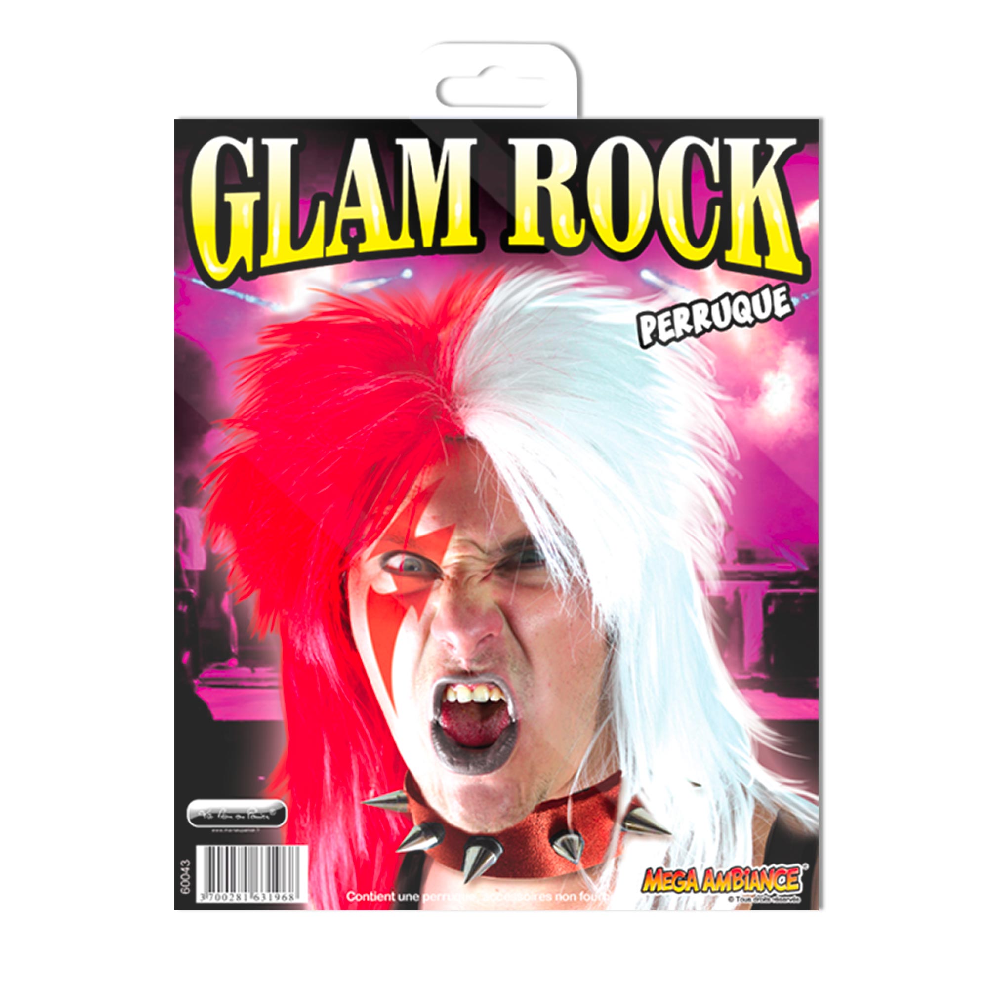 Perruque glam rock