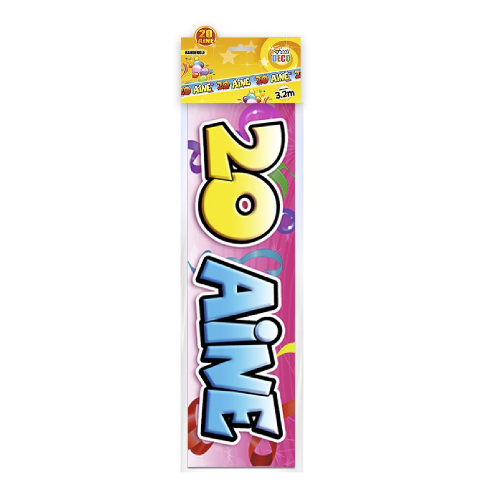 Banderole 20 aine