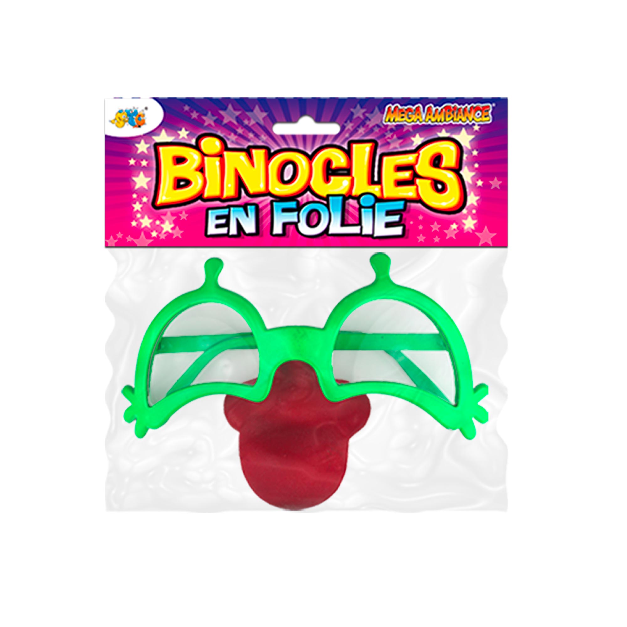 Lunettes avec nez clown