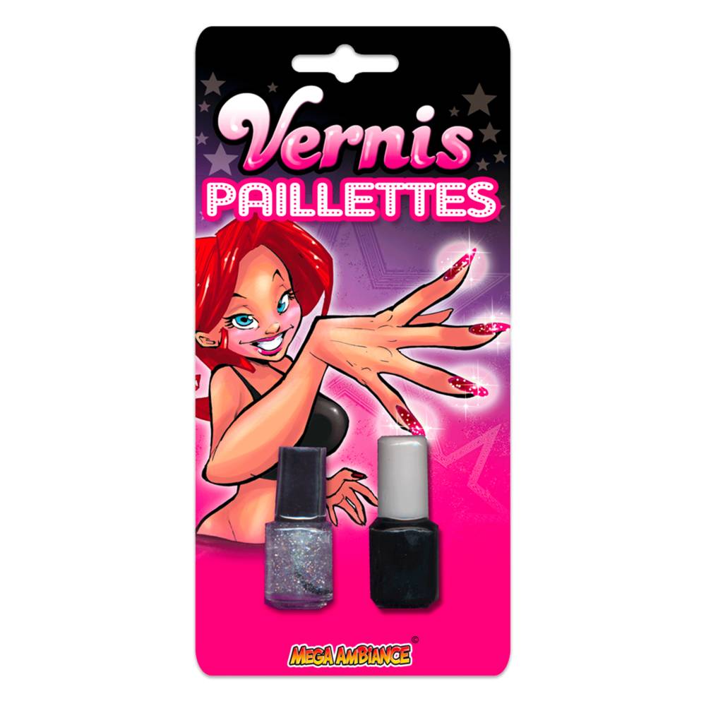 Blisters 2vernis paillettes