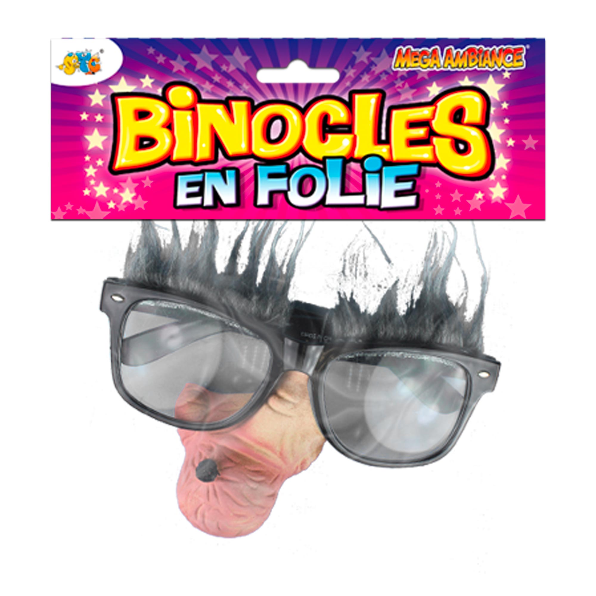 Lunettes avec nez verrue