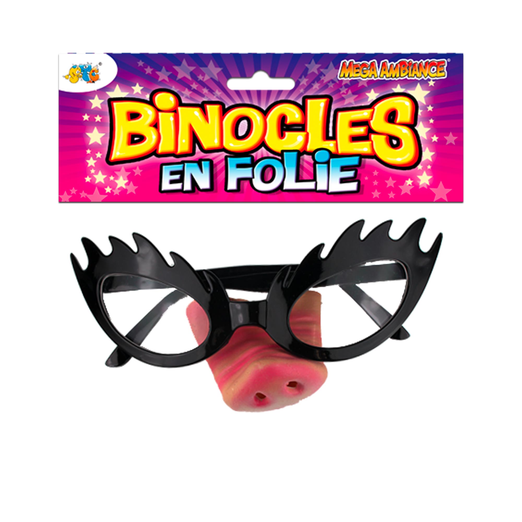 Lunettes avec nez cochon