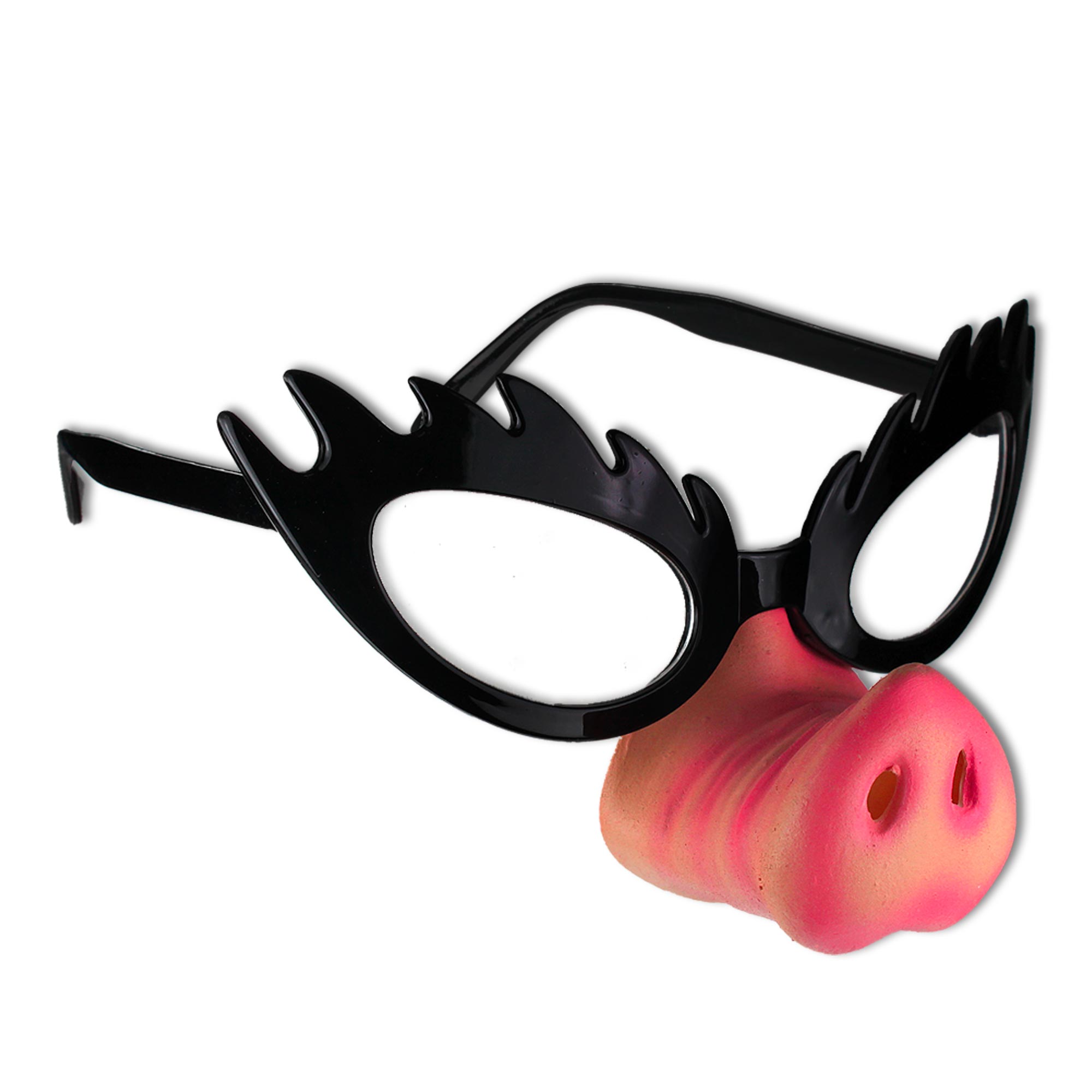 Lunettes avec nez cochon