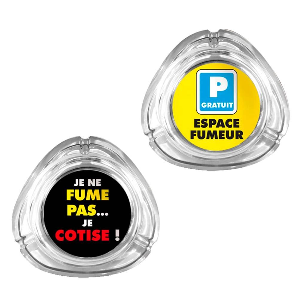 Cendrier ovale  humo 2mods /6pcs