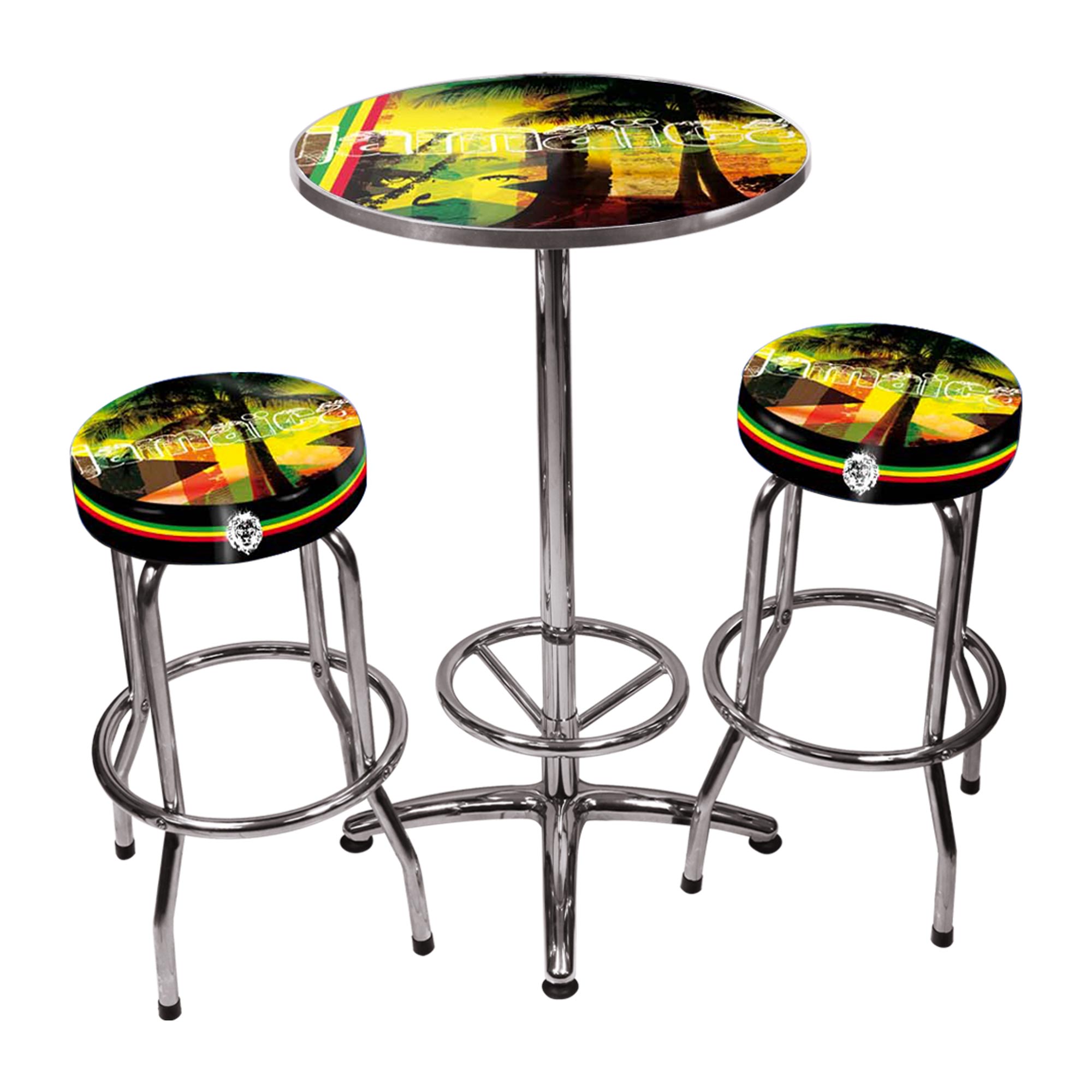 Table + 2 tabourets jamaica
