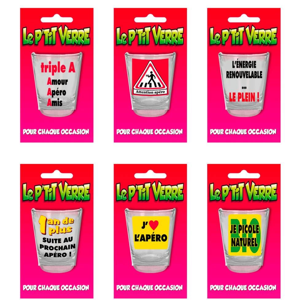 Verre shooter humo 6mods /12pcs