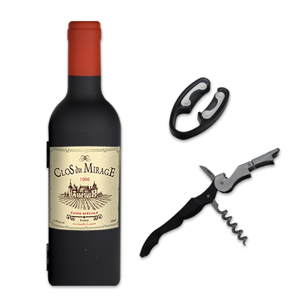 Coffret sommelier bouteille