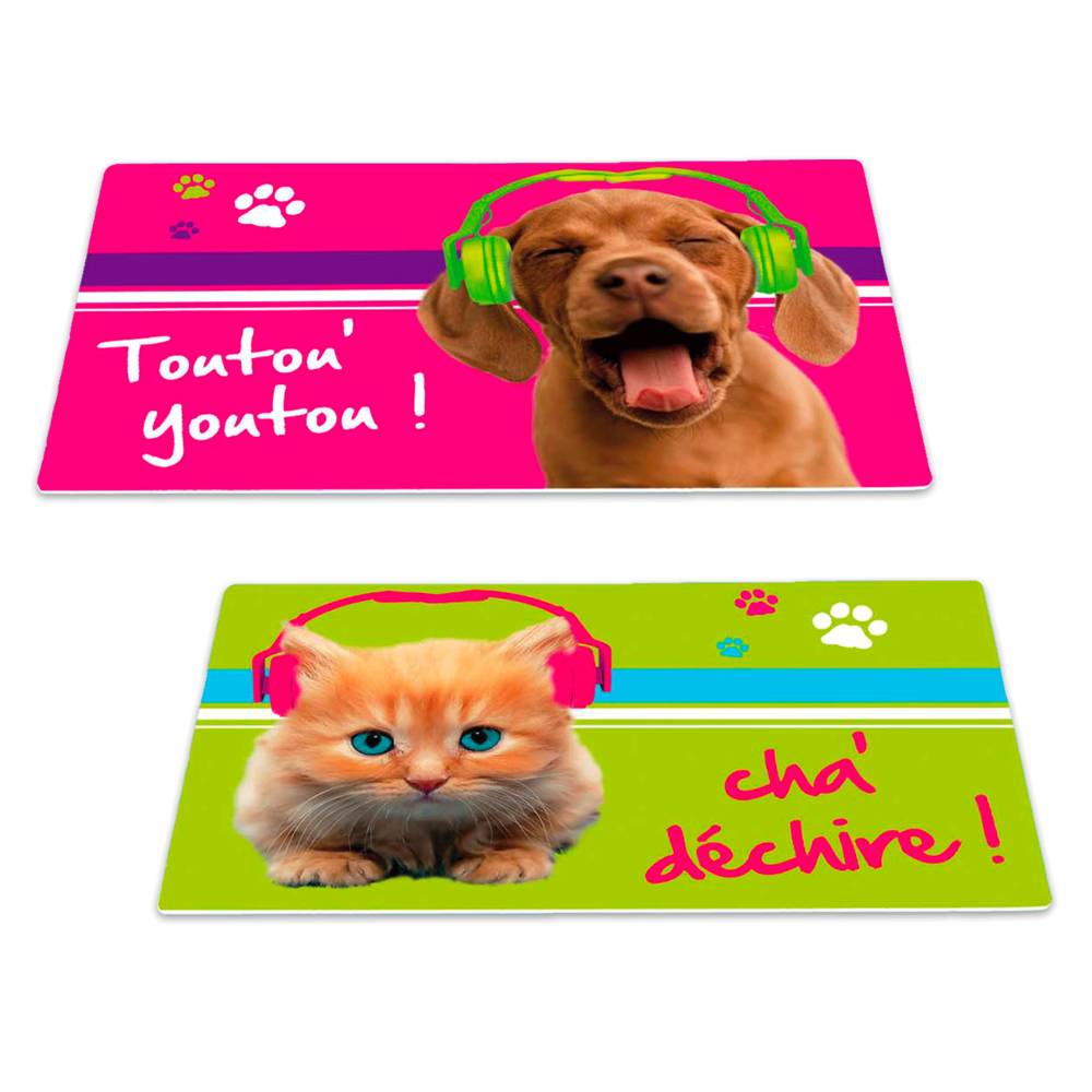 Sous main chien / chat 2mods /6pcs